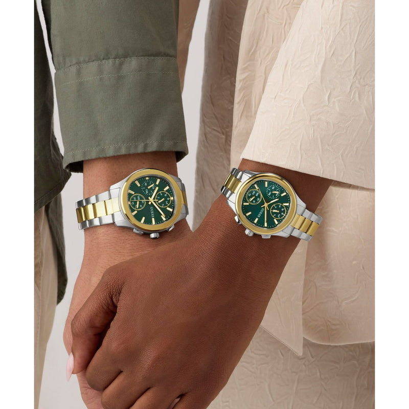 Guess Square 40mm Green Dial Analog Men Watch - GW1048G4 Watch Guess