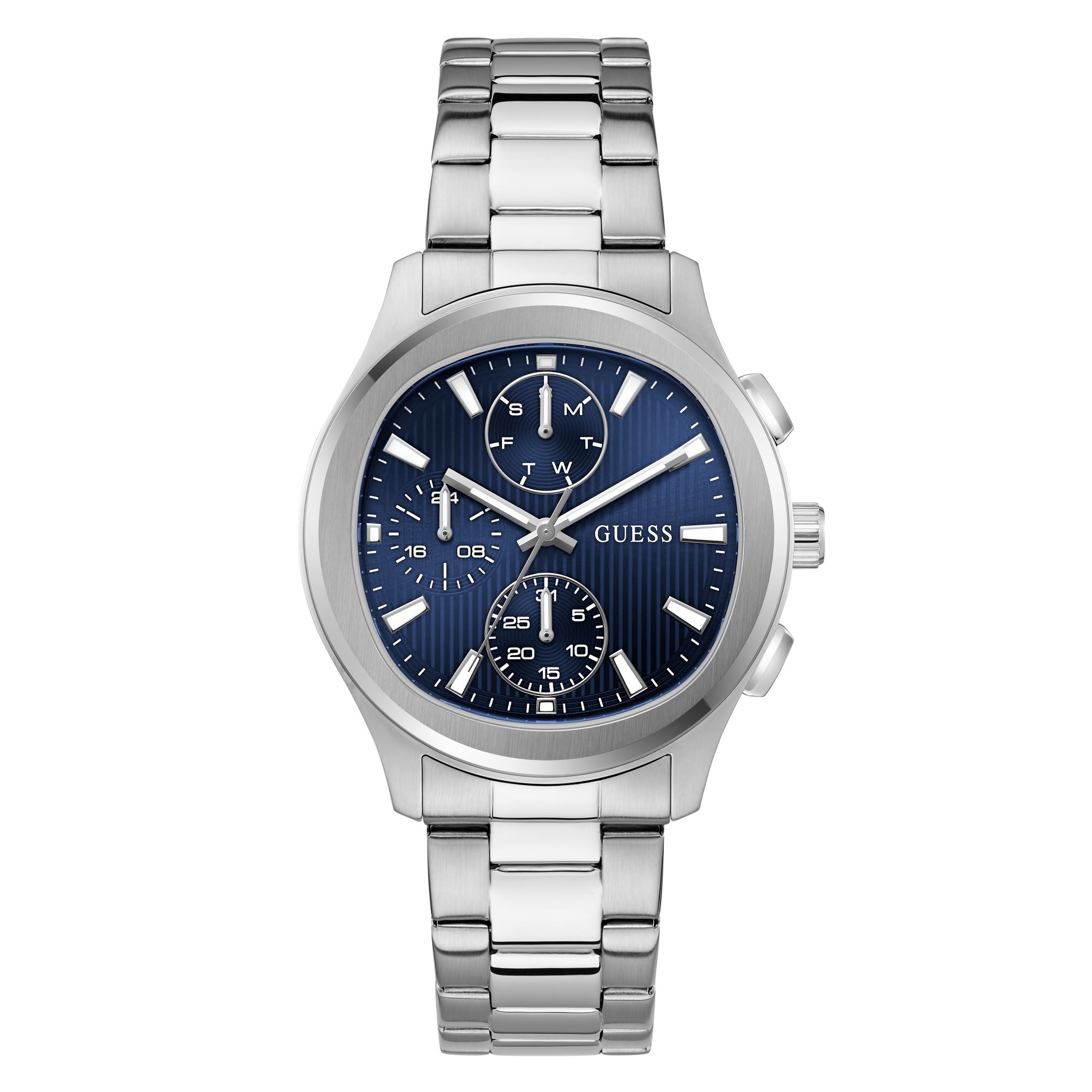 Guess Square 40mm Blue Dial Analog Men Watch - GW1048G7