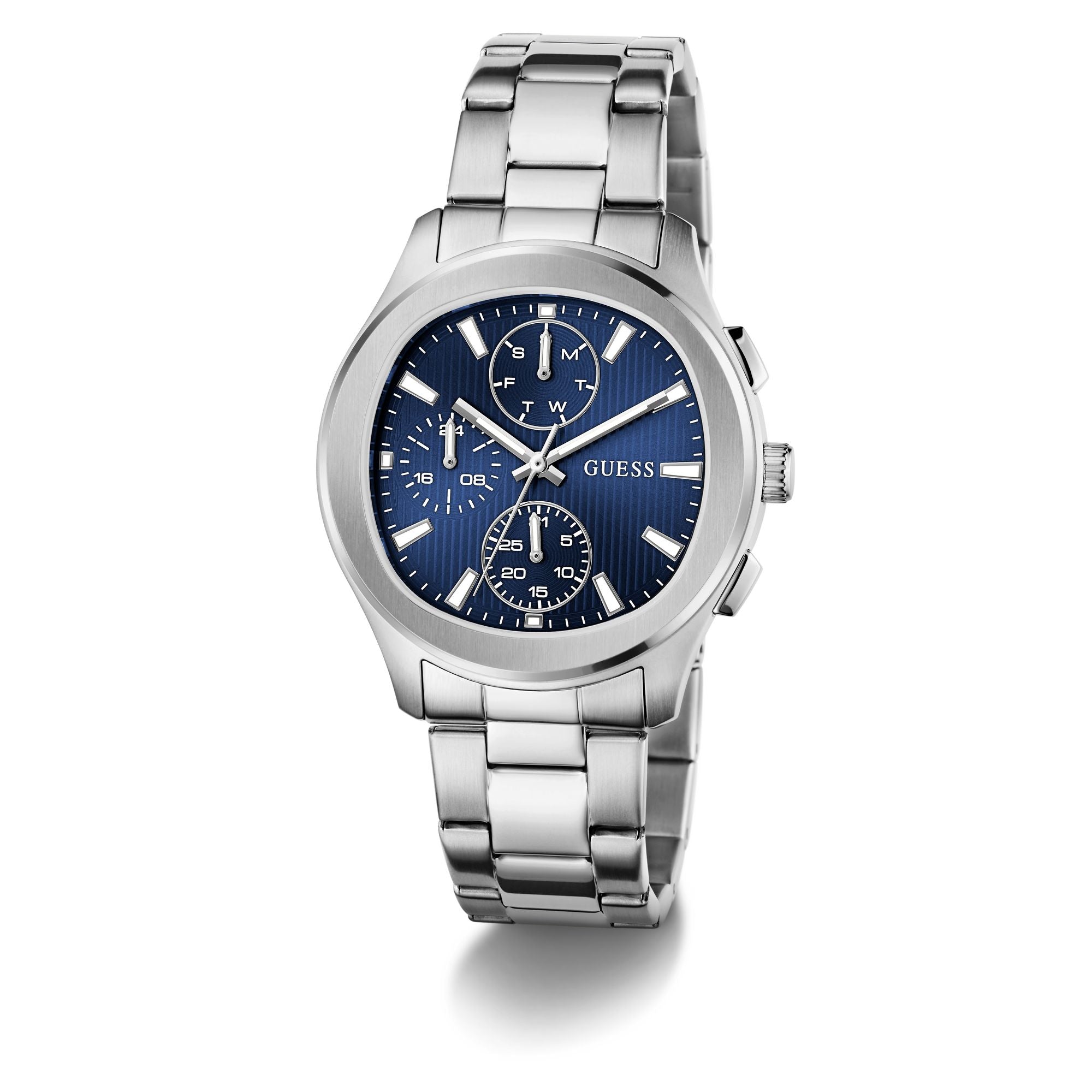 Guess Square 40mm Blue Dial Analog Men Watch - GW1048G7