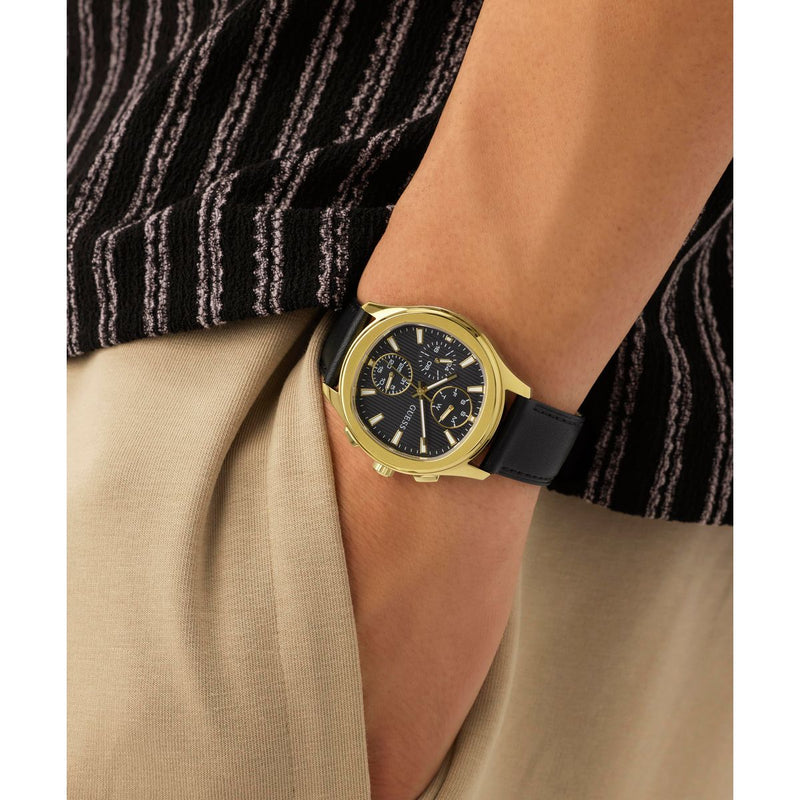 Guess Square 40mm Black Dial Analog Men Watch - GW1049G2 Watch Guess