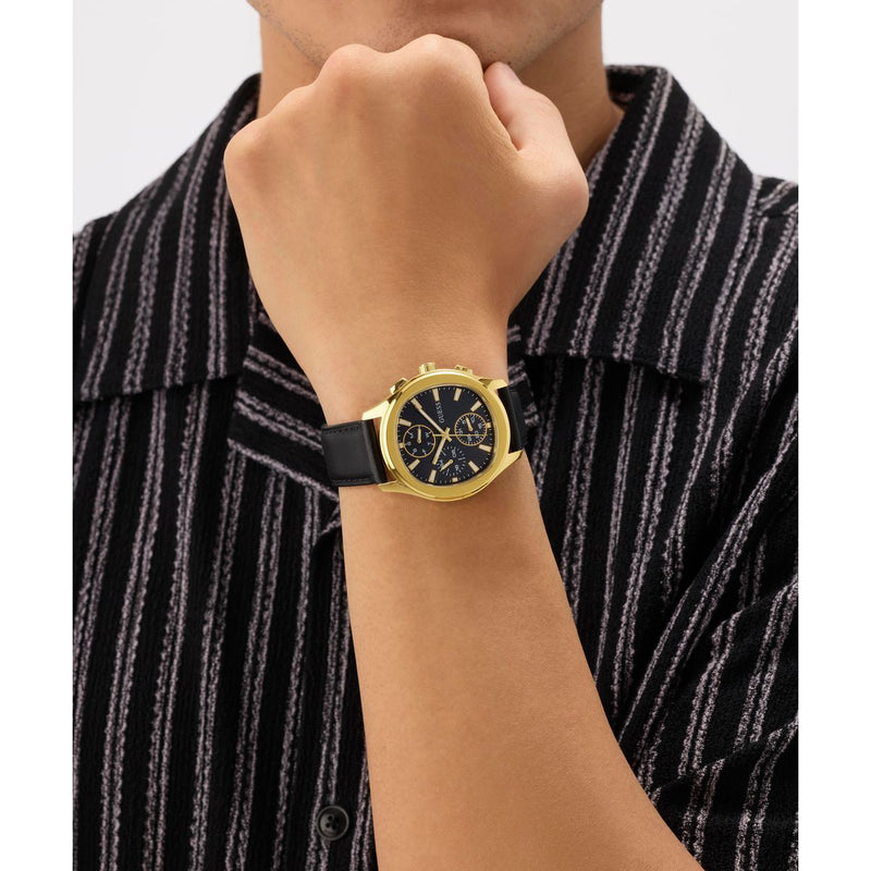 Guess Square 40mm Black Dial Analog Men Watch - GW1049G2 Watch Guess