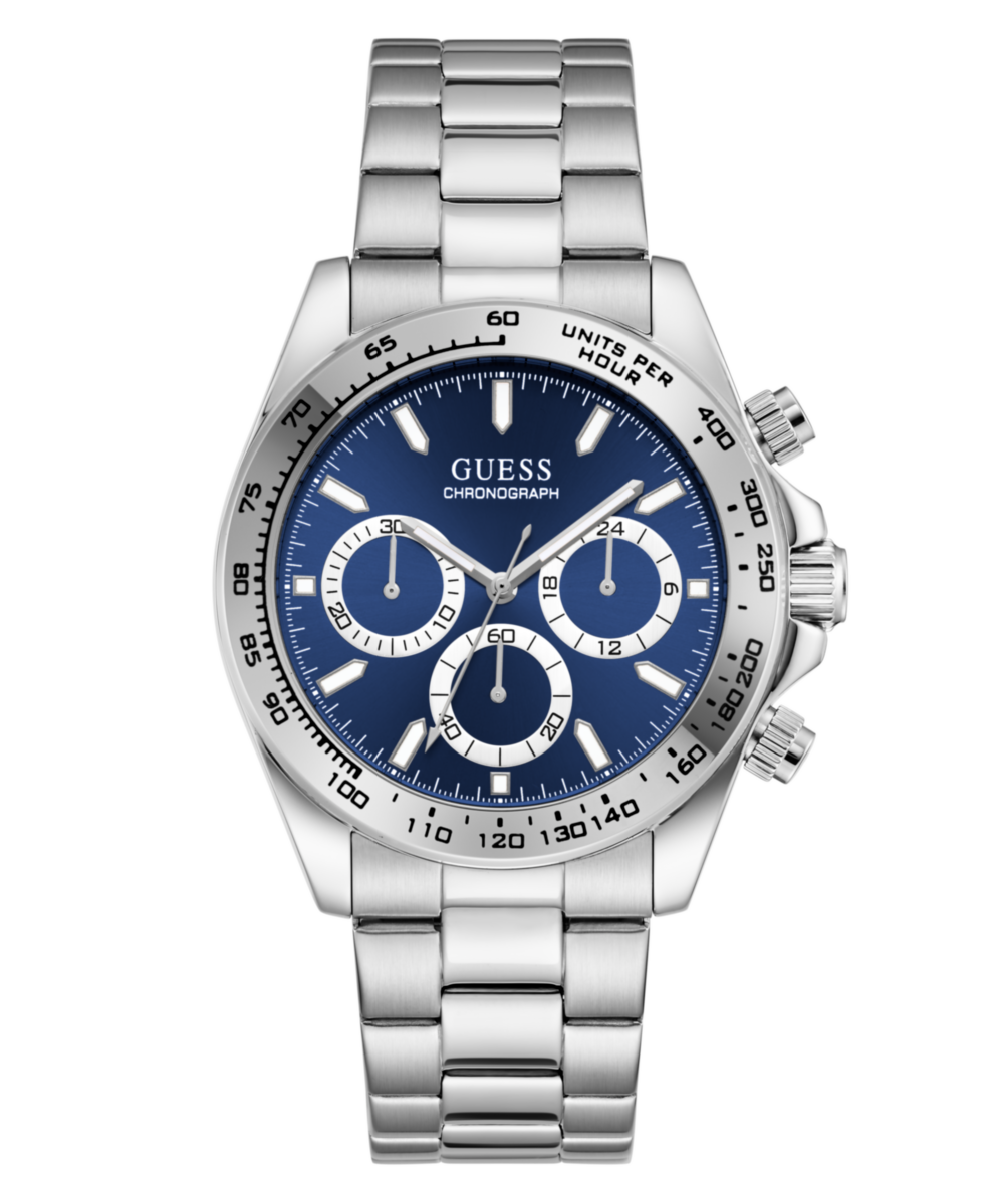 Guess Round 42mm Blue Dial Analog Men Watch - GW1058G7 Watch Guess