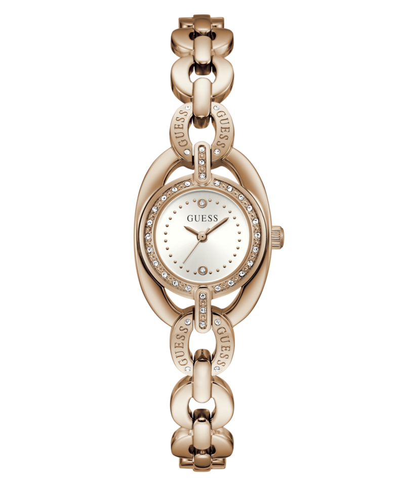 Guess Round 26mm White Dial Analog Women Watch - GW1082L4 Watch Guess