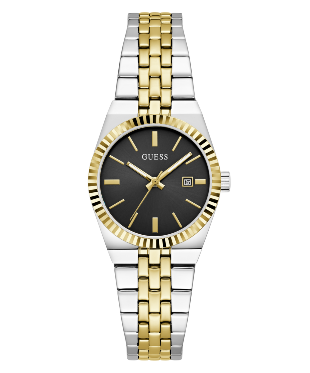 Guess Round 32mm Black Dial Analog Women Watch - GW1101L3