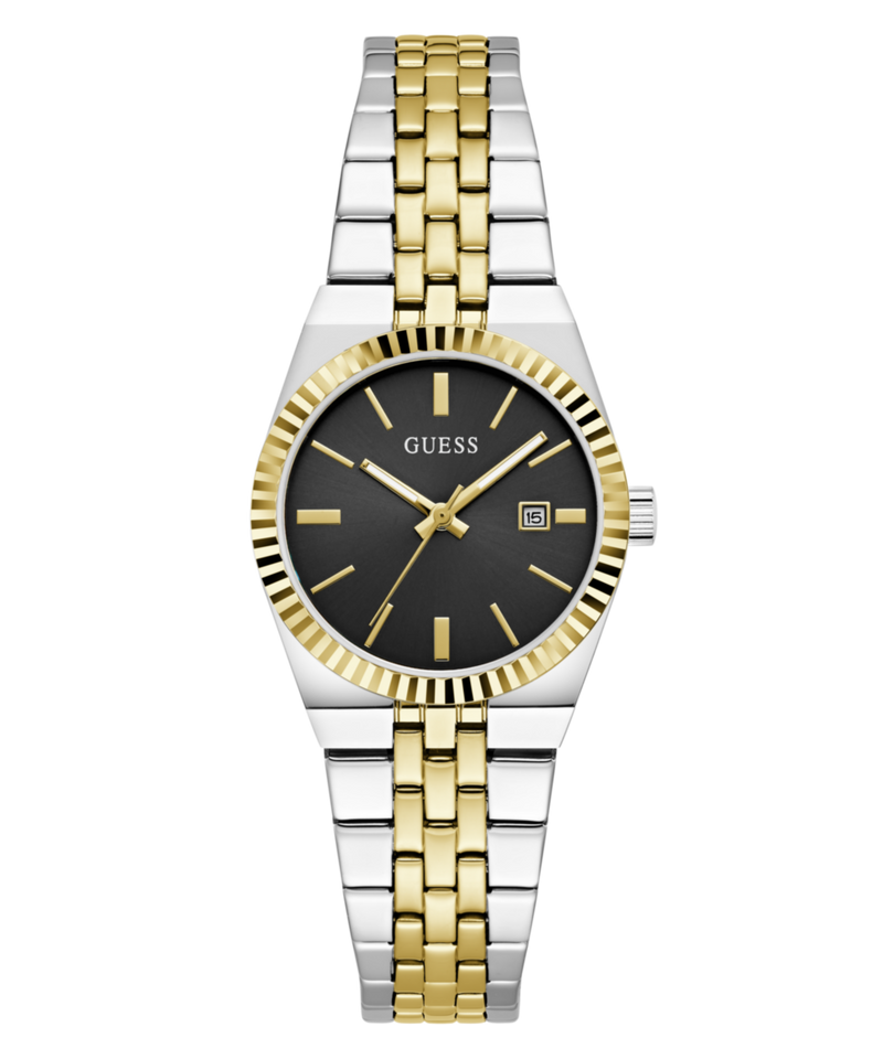 Guess Round 32mm Black Dial Analog Women Watch - GW1101L3 Watch Guess