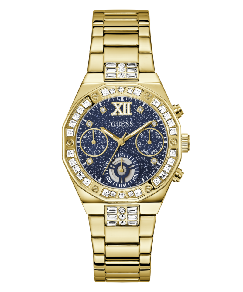Guess Round 36mm Blue Dial Analog Women Watch - GW1116L2 Watch Guess
