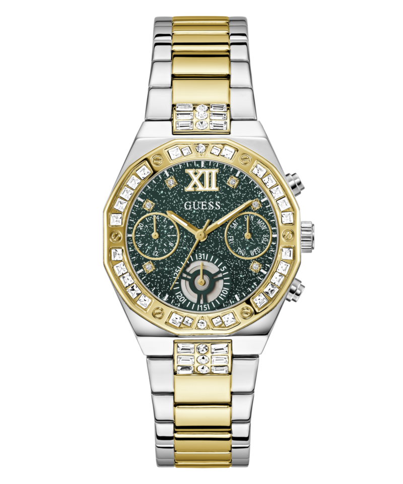 Guess Round 36mm Green Dial Analog Women Watch - GW1116L3 Watch Guess