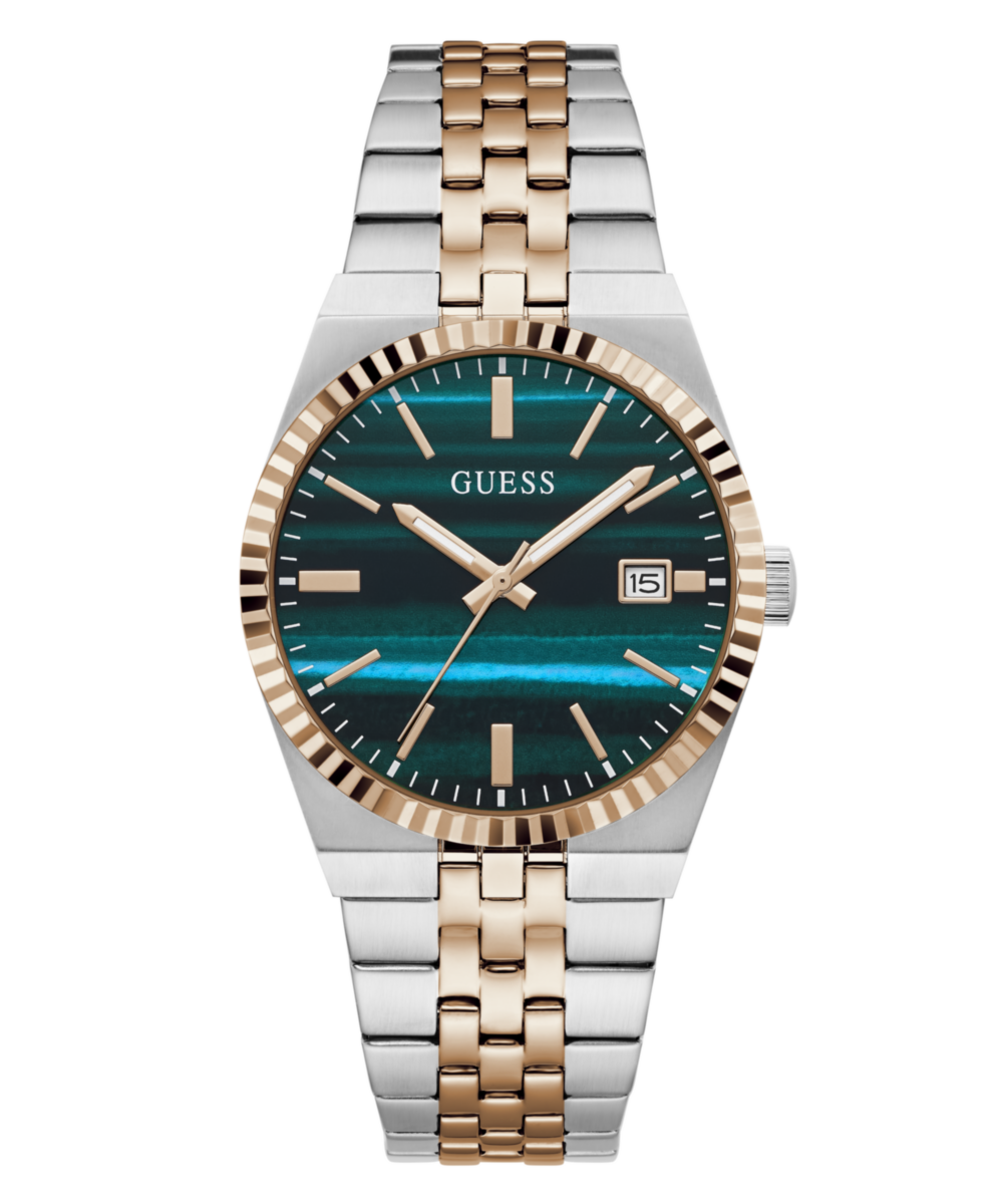 Guess Round 39mm Green Dial Analog Men Watch - GW1129G6 Watch Guess
