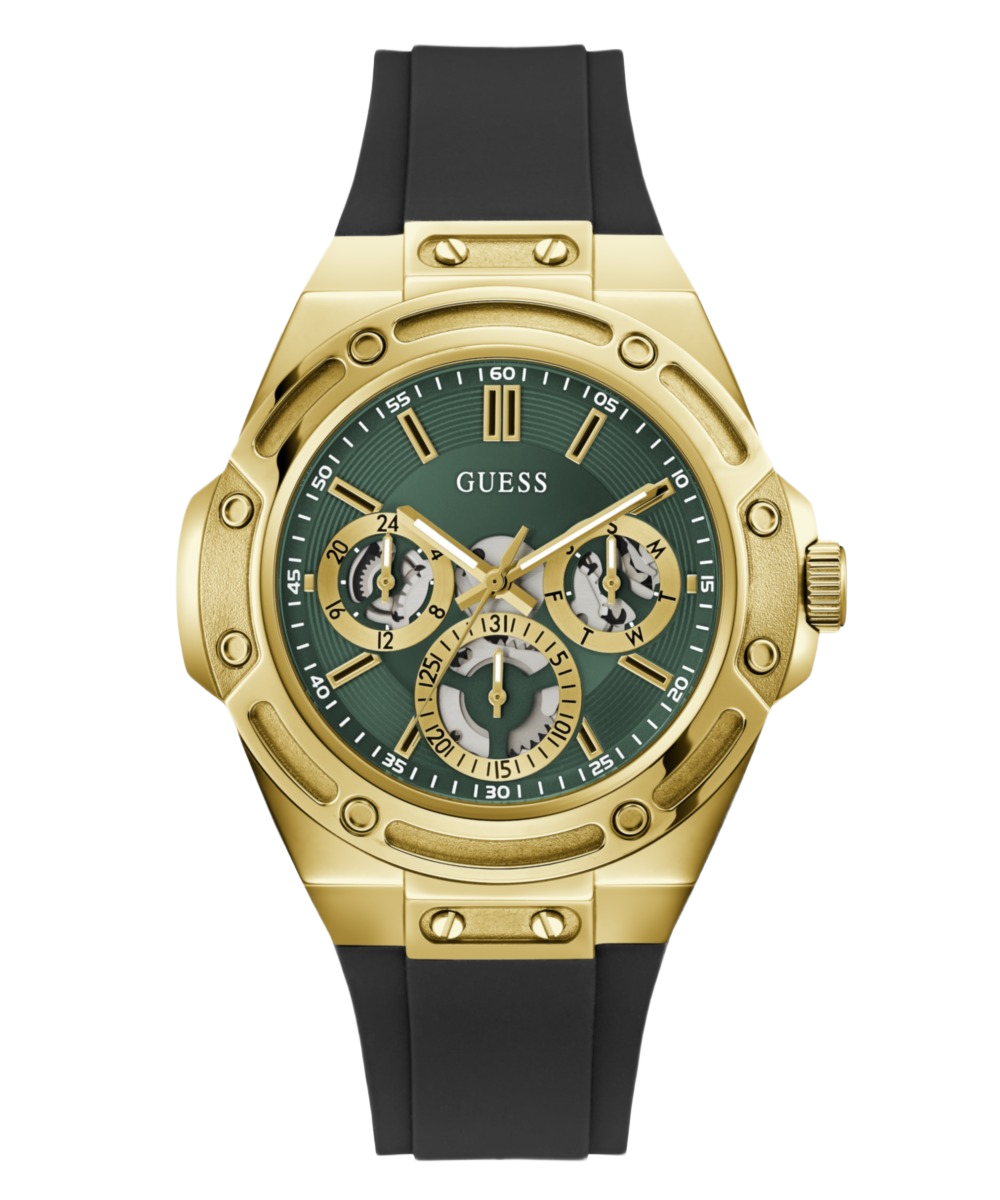 Guess Round 44mm Green Dial Analog Men Watch - GW1132G8 Watch Guess