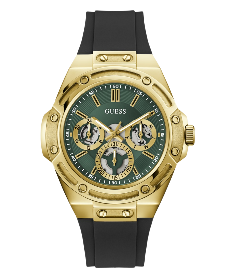 Guess Round 44mm Green Dial Analog Men Watch - GW1132G8 Watch Guess