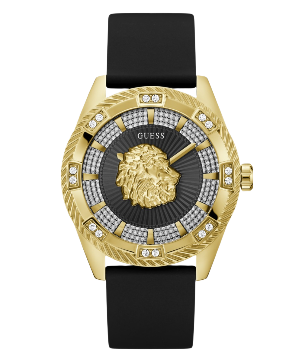 Guess Round 44mm Black Dial Analog Men Watch - GW1138G2