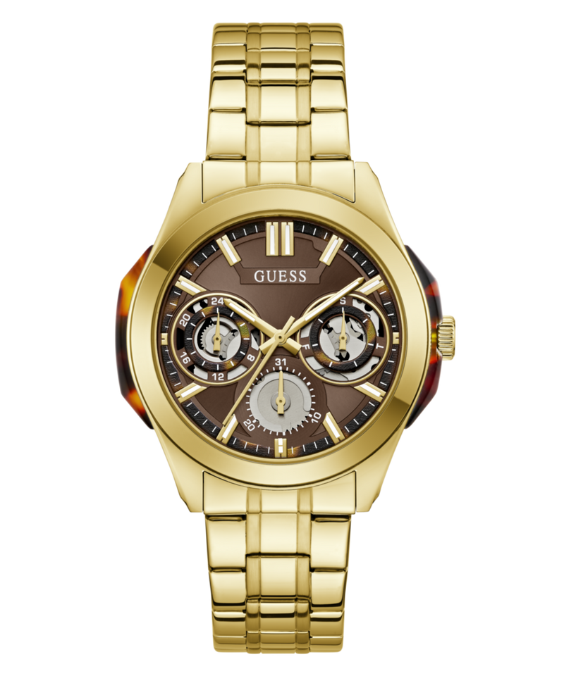 Guess Round 42mm Brown Dial Analog Men Watch - GW1144G2 Watch Guess