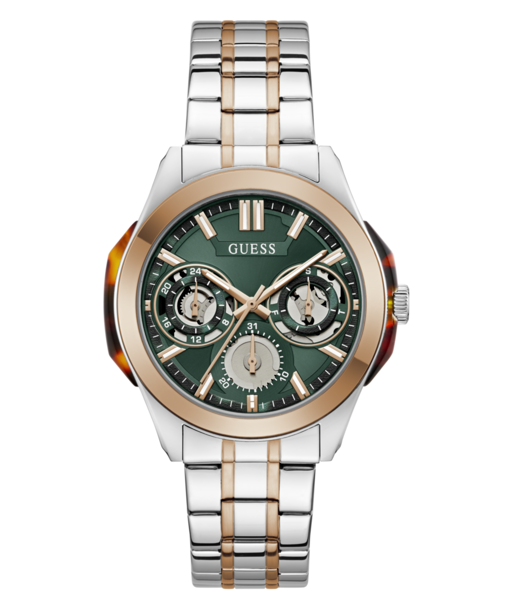Guess Round 42mm Green Dial Analog Men Watch - GW1144G6 Watch Guess