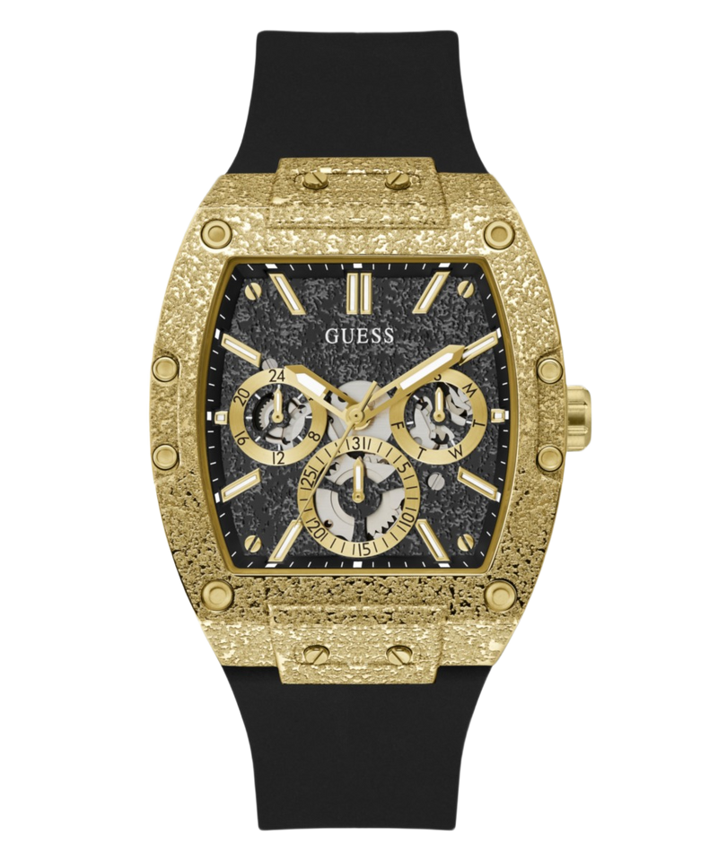 Guess Rectangle 42mm Black Dial Analog Men Watch - GW1149G2 Watch Guess