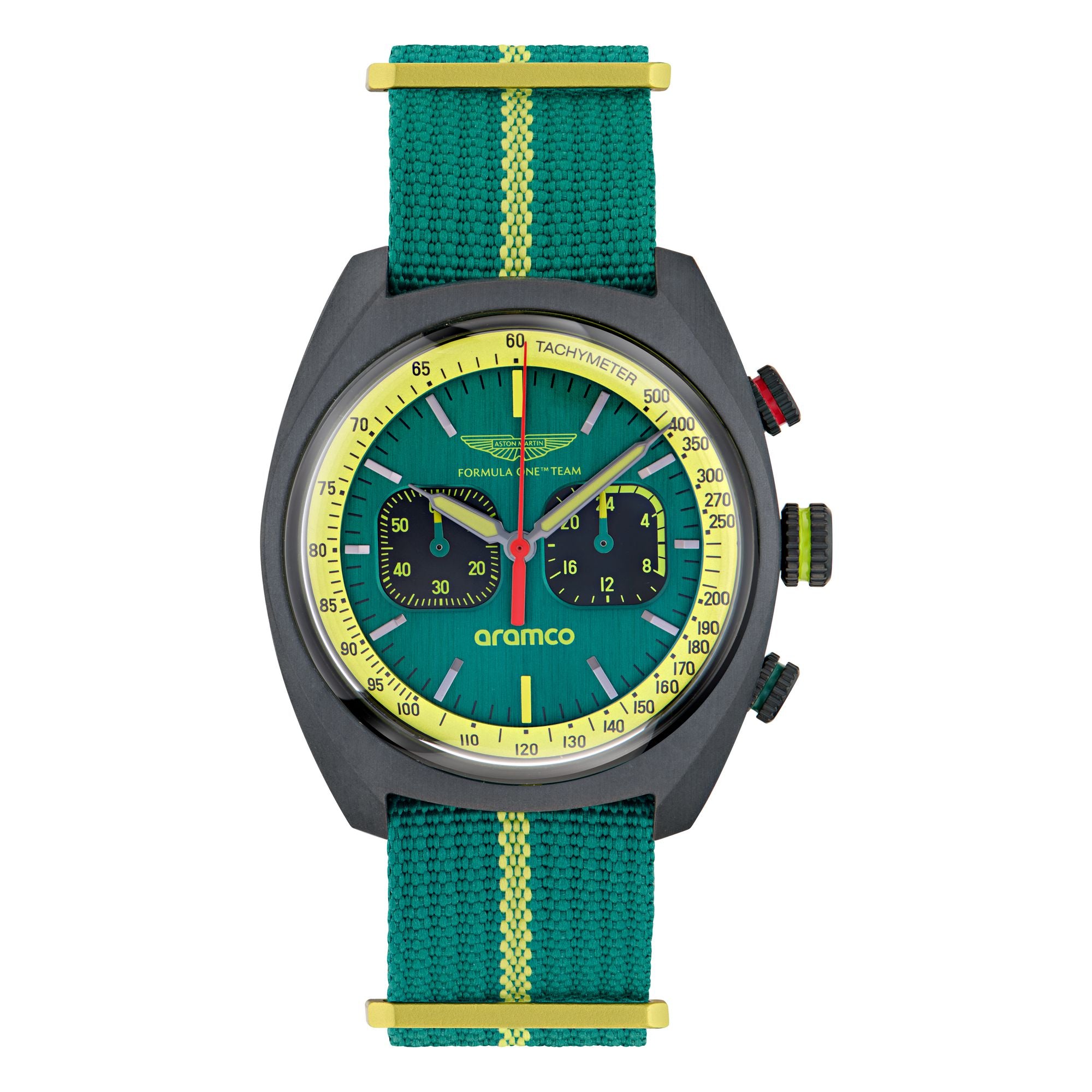 Aston Martin Green Round Dial Analog Men's Watch