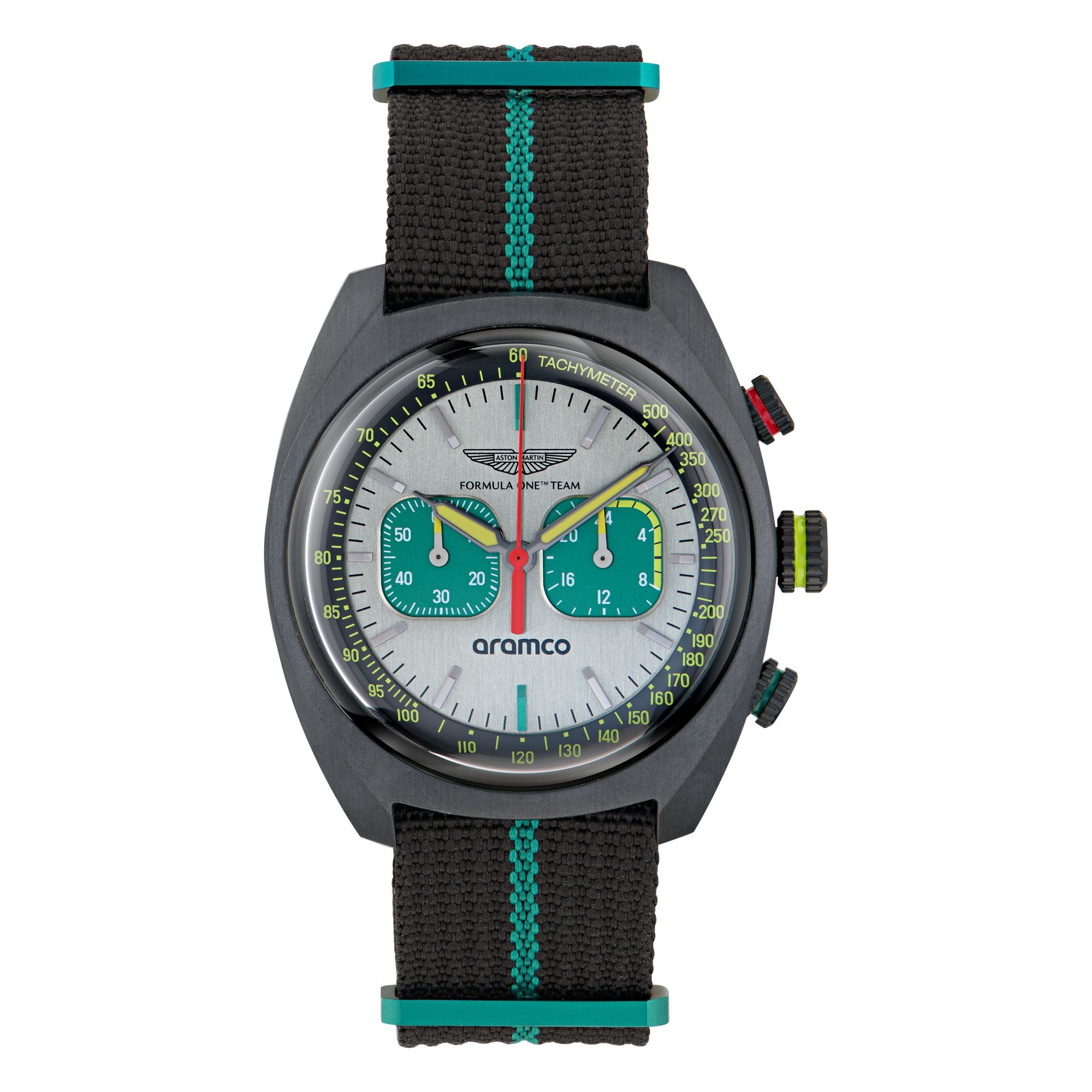 Aston Martin Silver Round Dial Analog Men's Watch Watch Aston Martin
