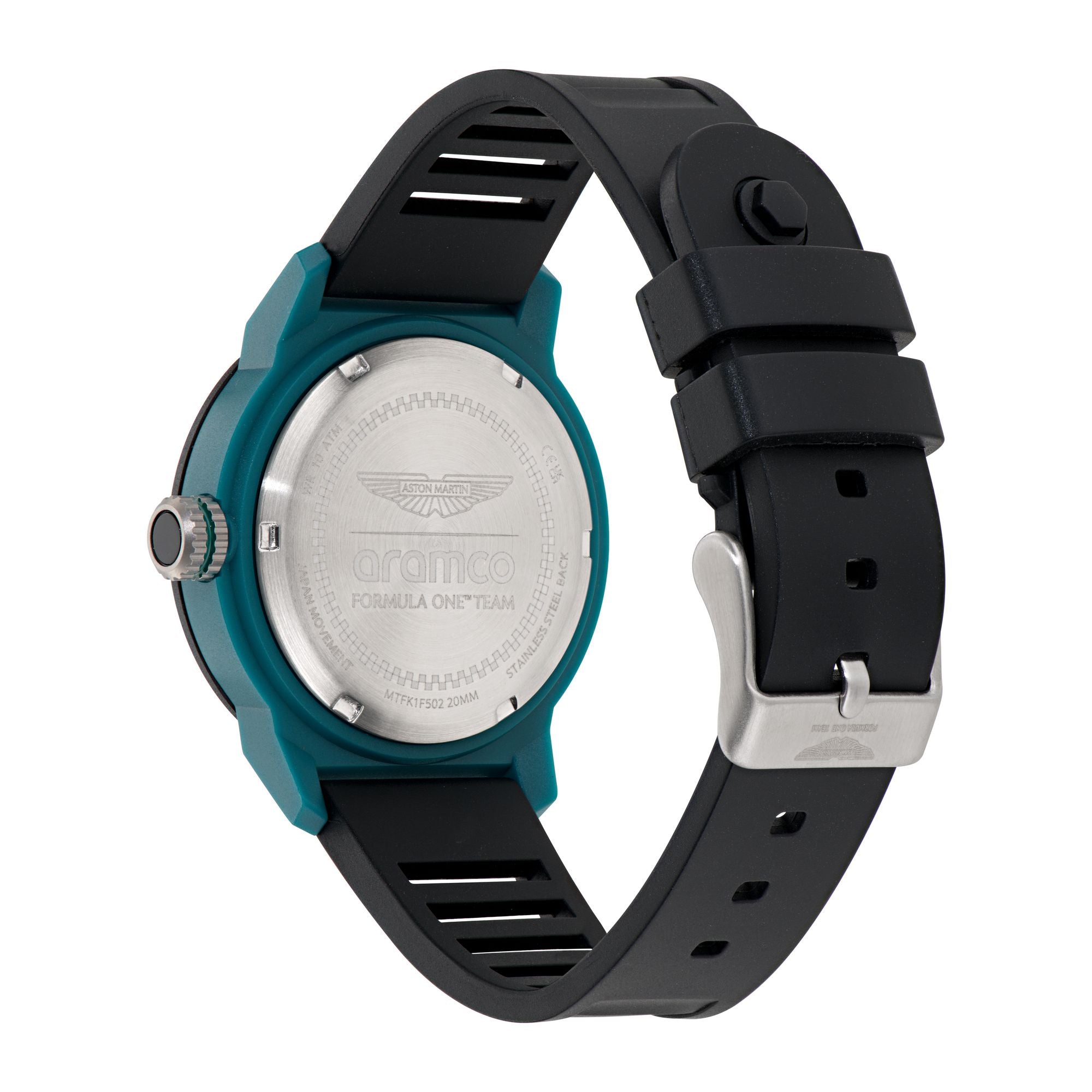 Aston Martin Green Round Dial Analog Men's Watch