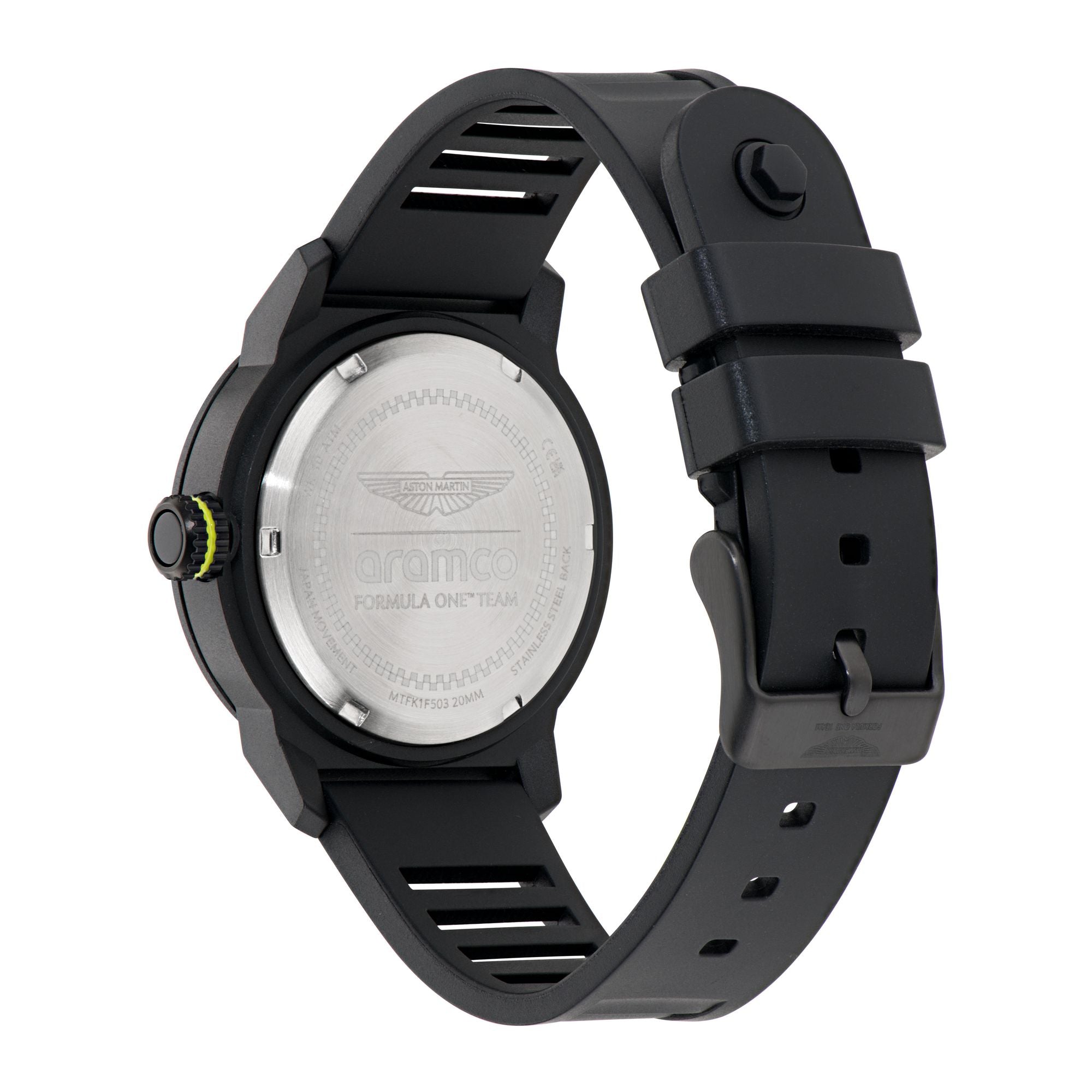 Aston Martin Black Round Dial Analog Men's Watch