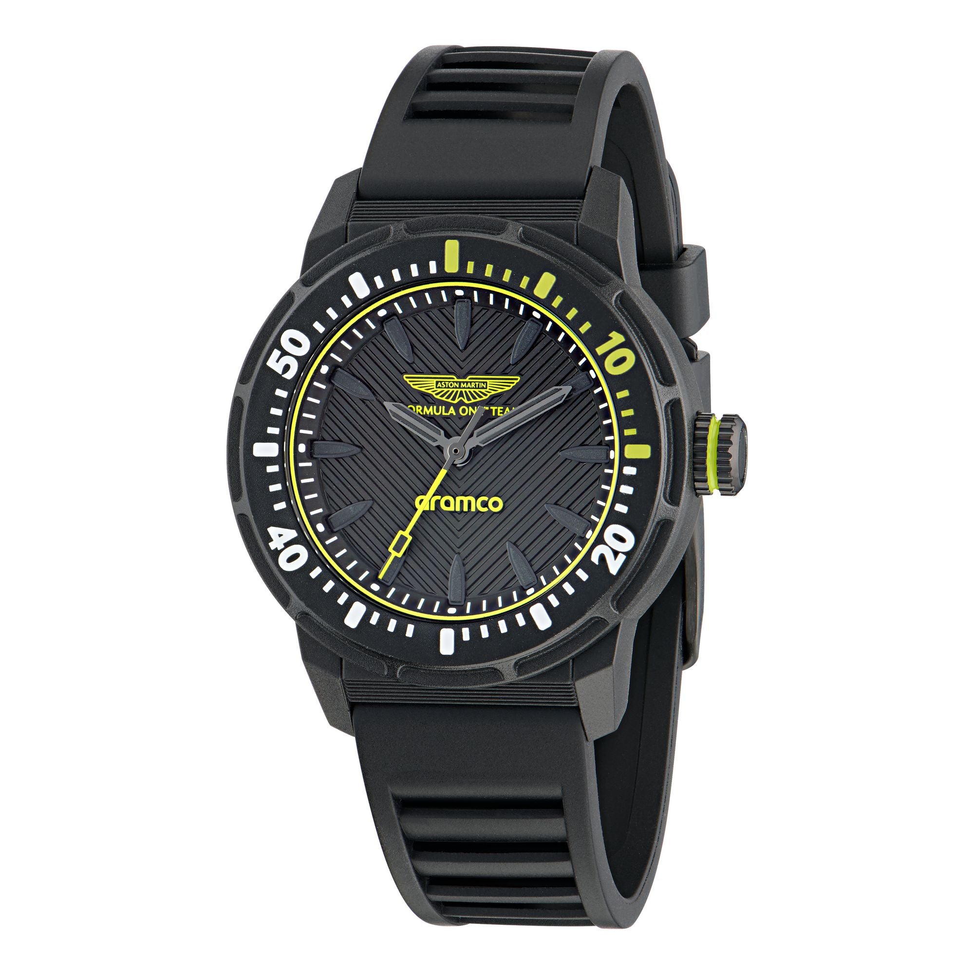 Aston Martin Black Round Dial Analog Men's Watch