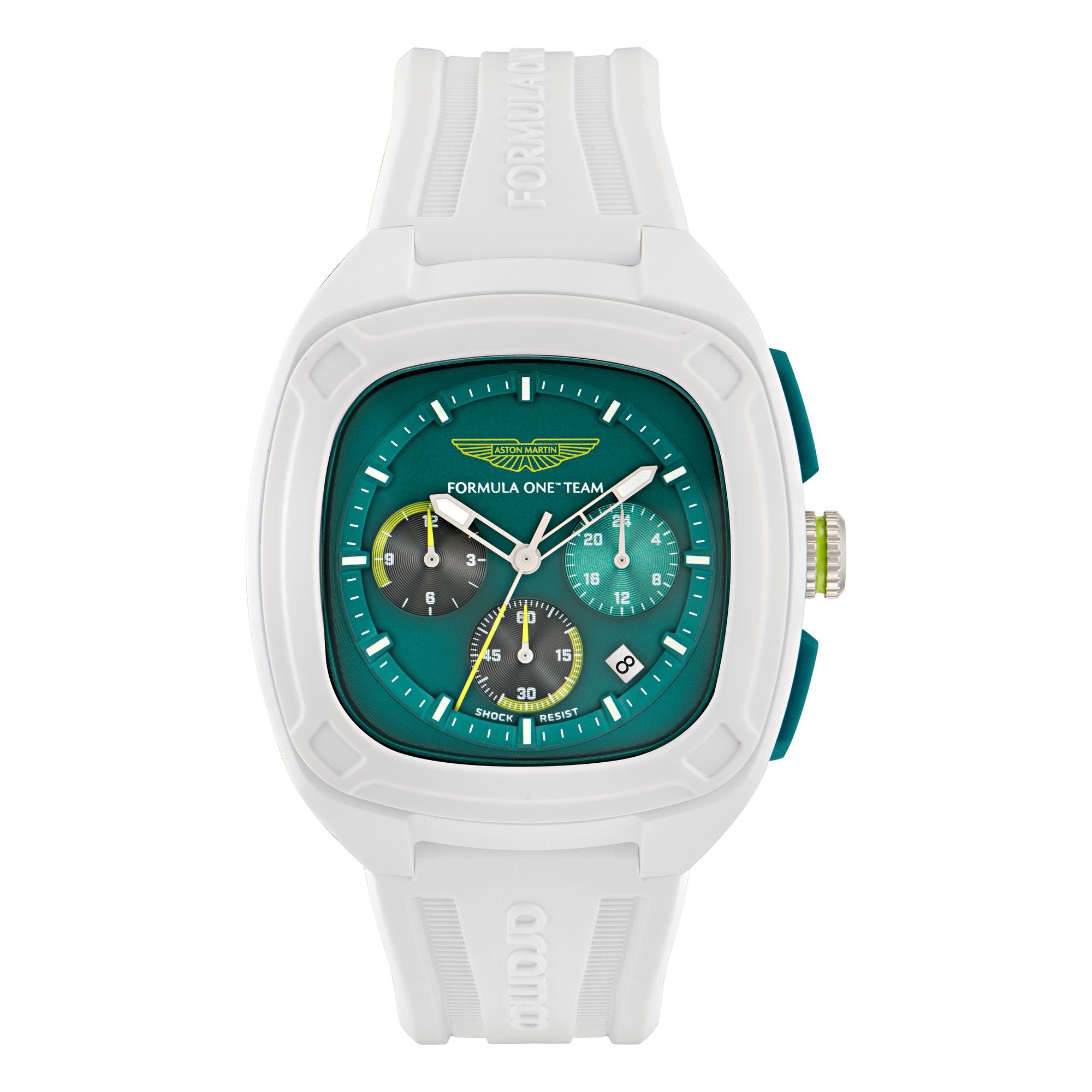 Aston Martin Green Square Dial Analog Men's Watch