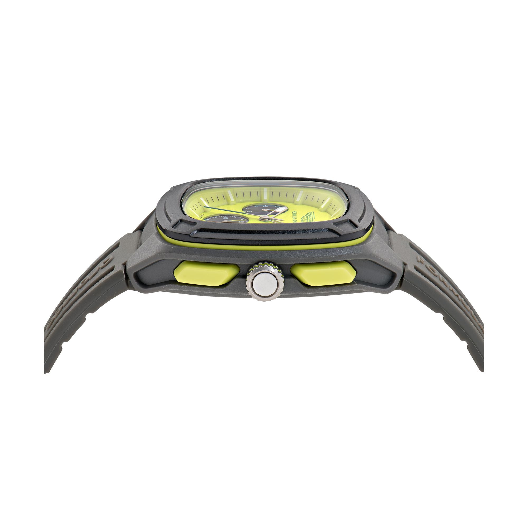 Aston Martin Yellow Square Dial Analog Men's Watch