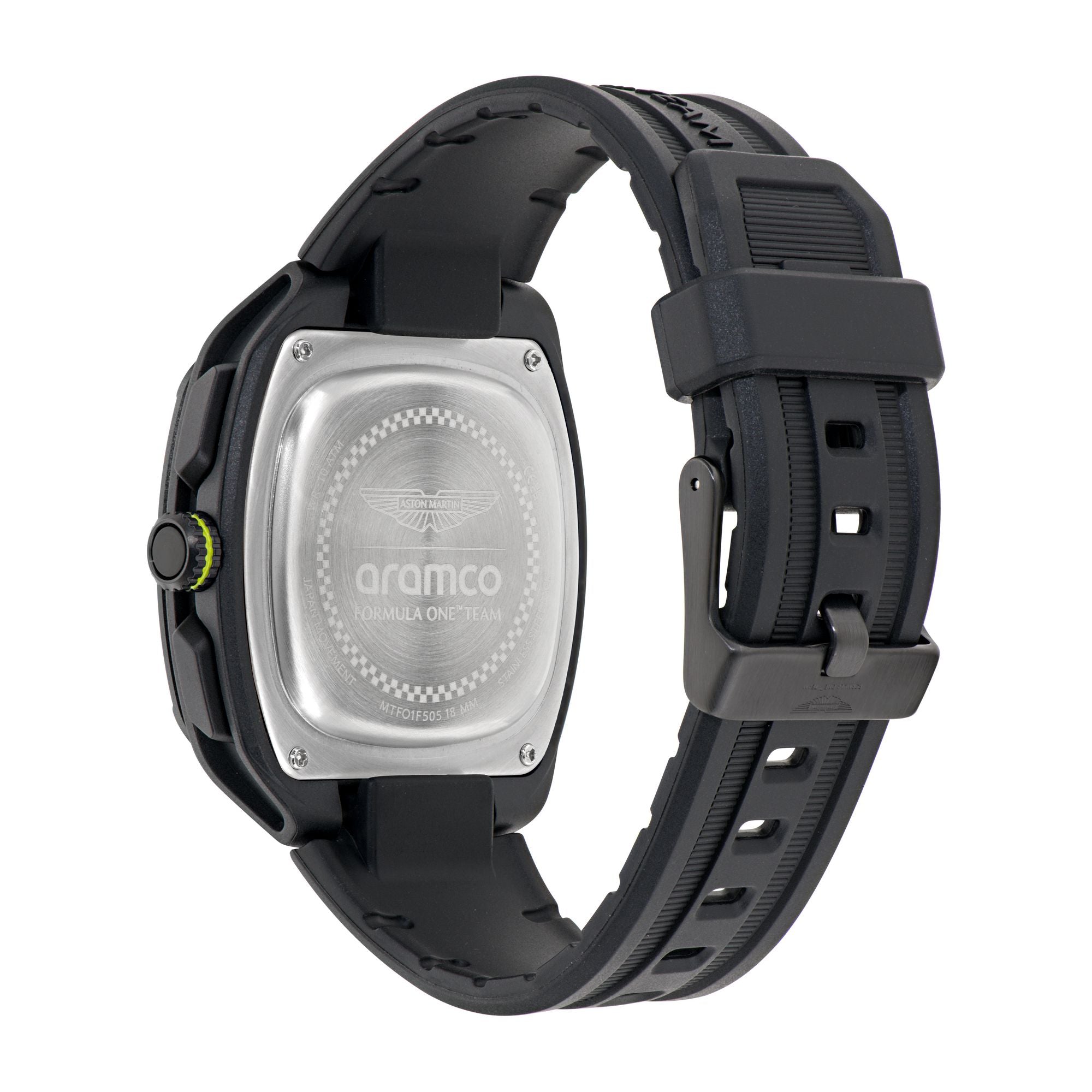 Aston Martin Black Square Dial Analog Men's Watch