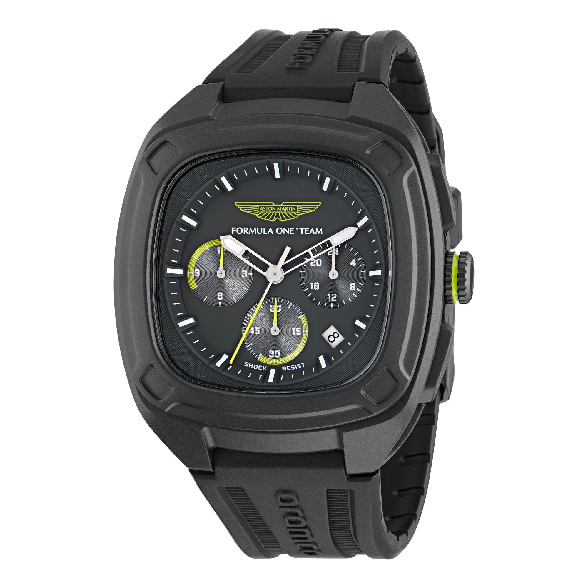 Aston Martin Black Square Dial Analog Men's Watch