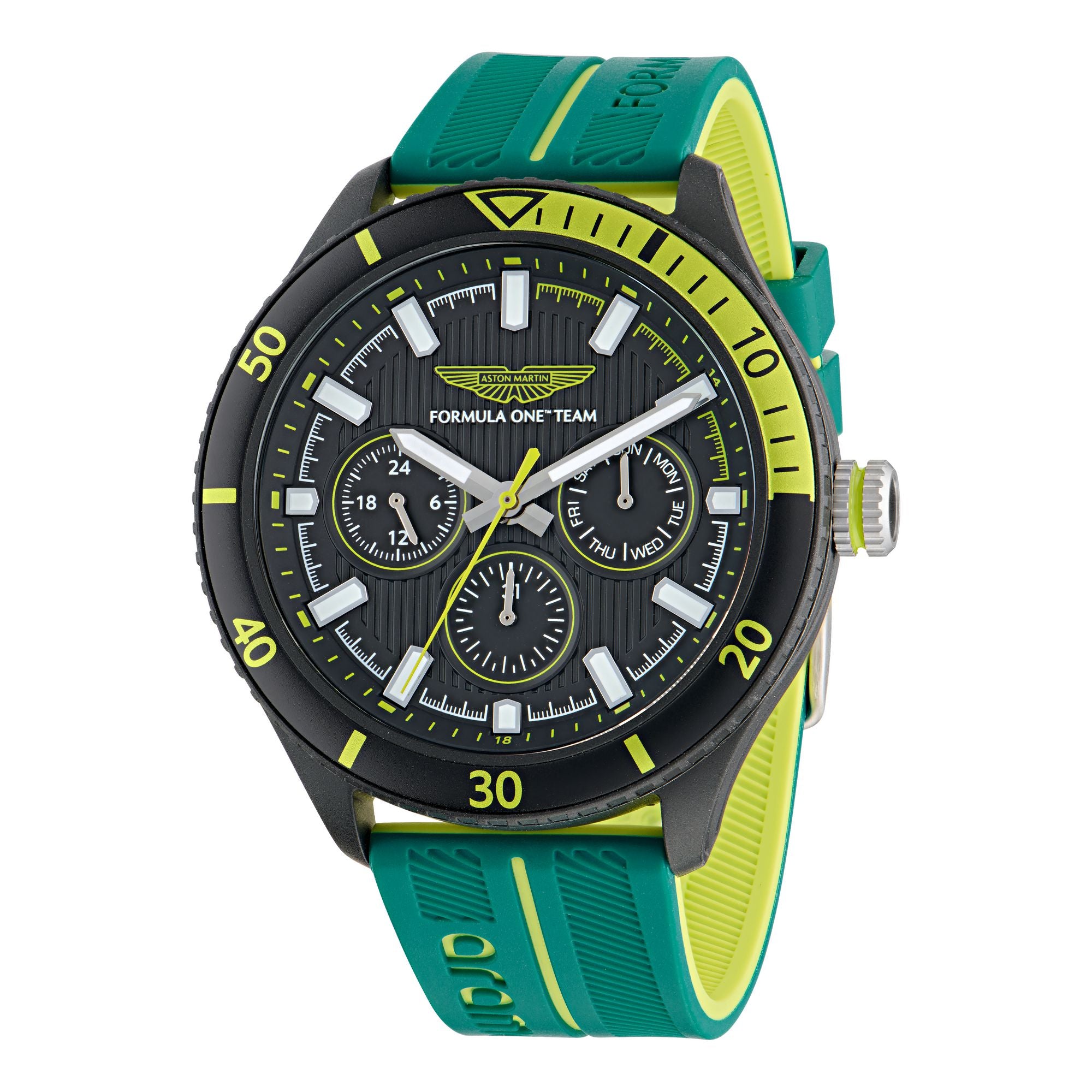 Aston Martin Black Round Dial Analog Men's Watch