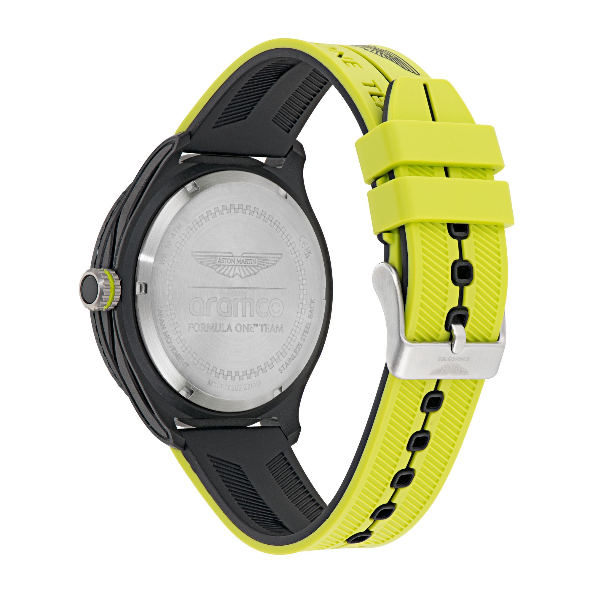 Aston Martin Black Round Dial Analog Men's Watch