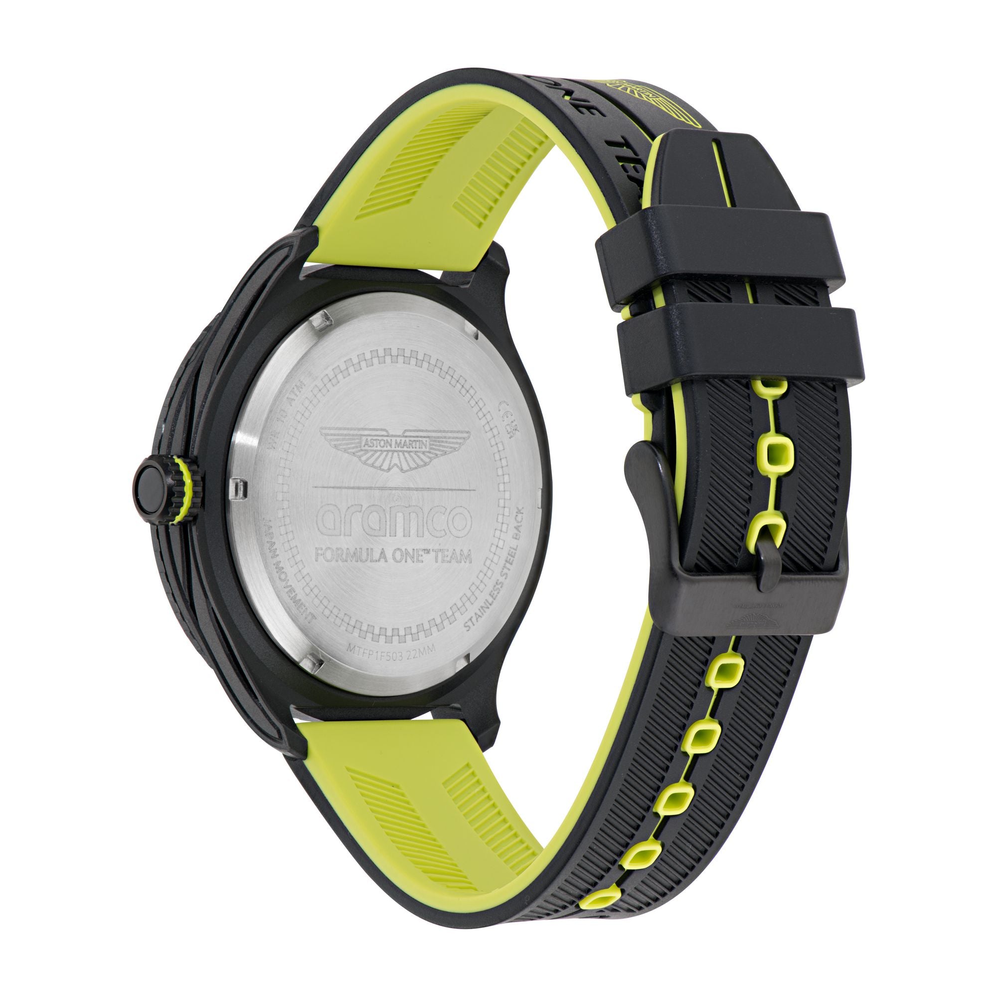 Aston Martin Black Round Dial Analog Men's Watch