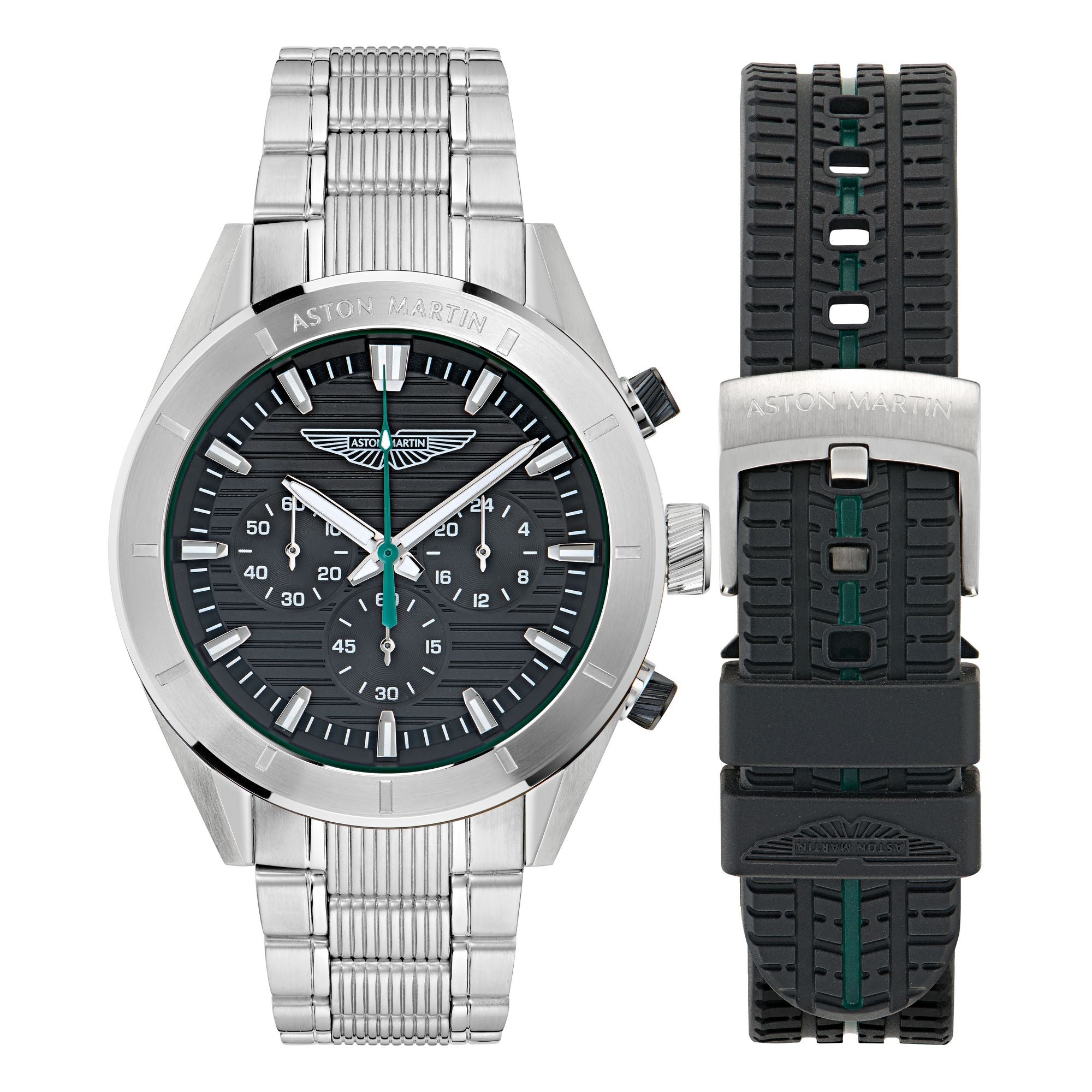 Aston Martin Black Round Dial Analog Men's Watch Watch Aston Martin