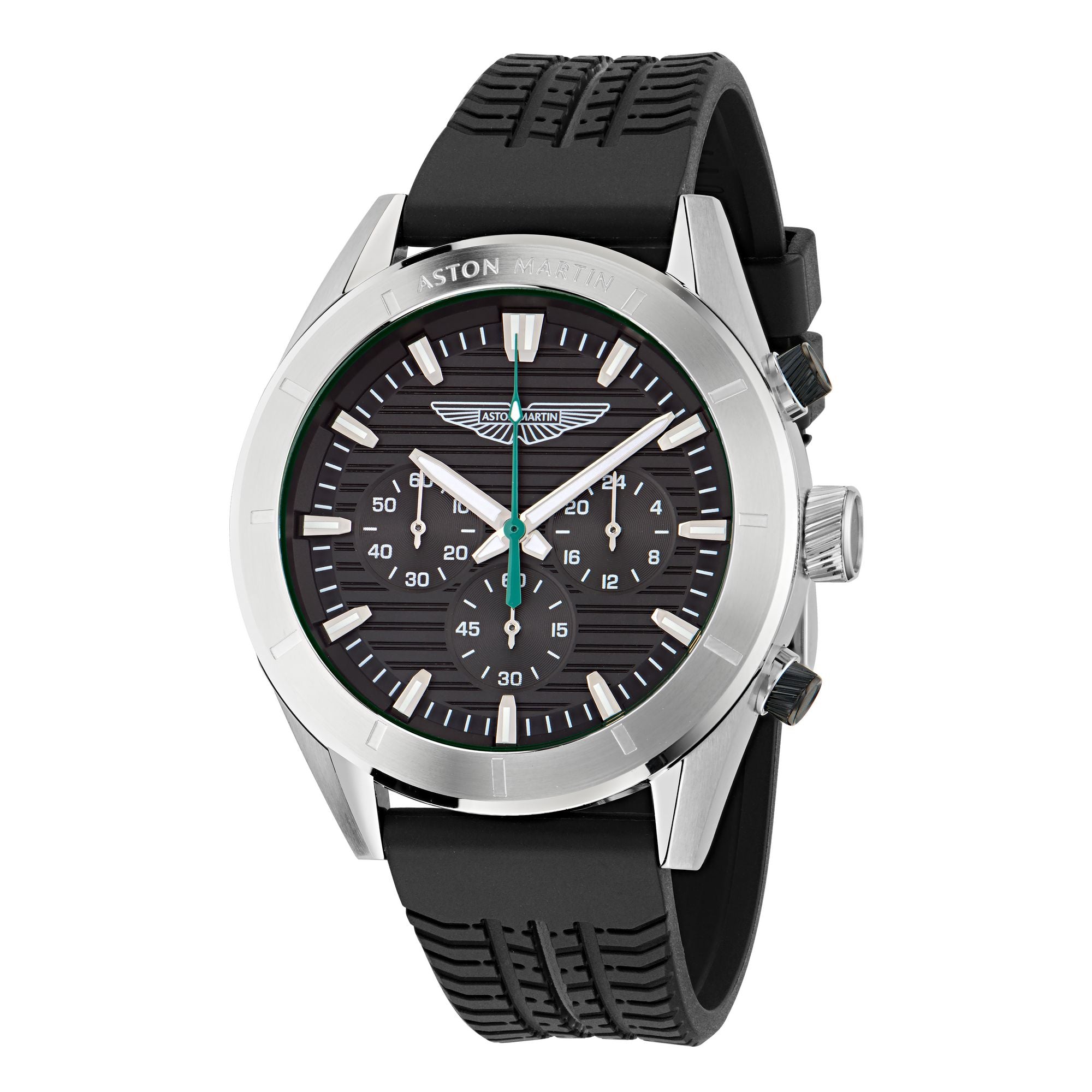Aston Martin Black Round Dial Analog Men's Watch