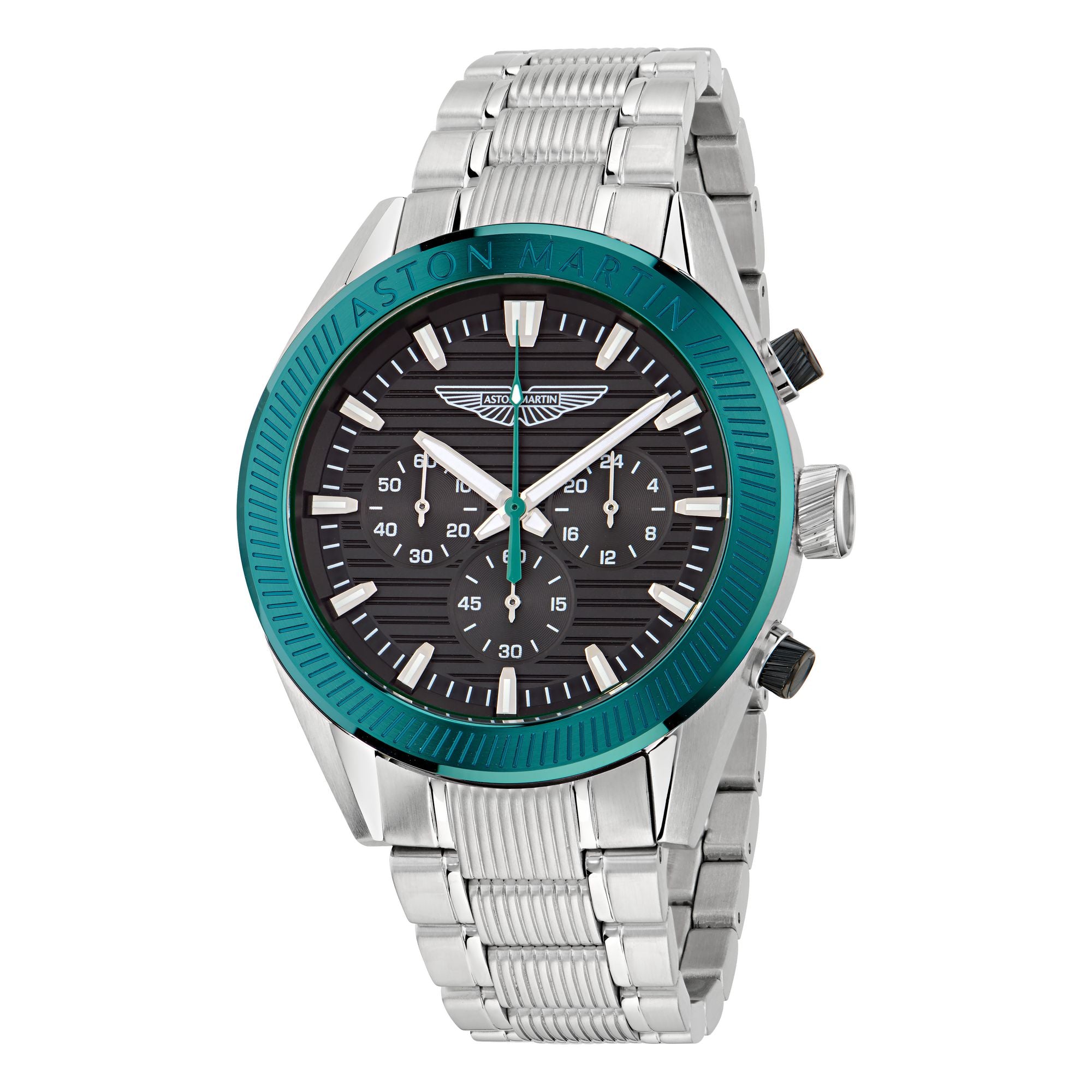 Aston Martin Black Round Dial Analog Men's Watch
