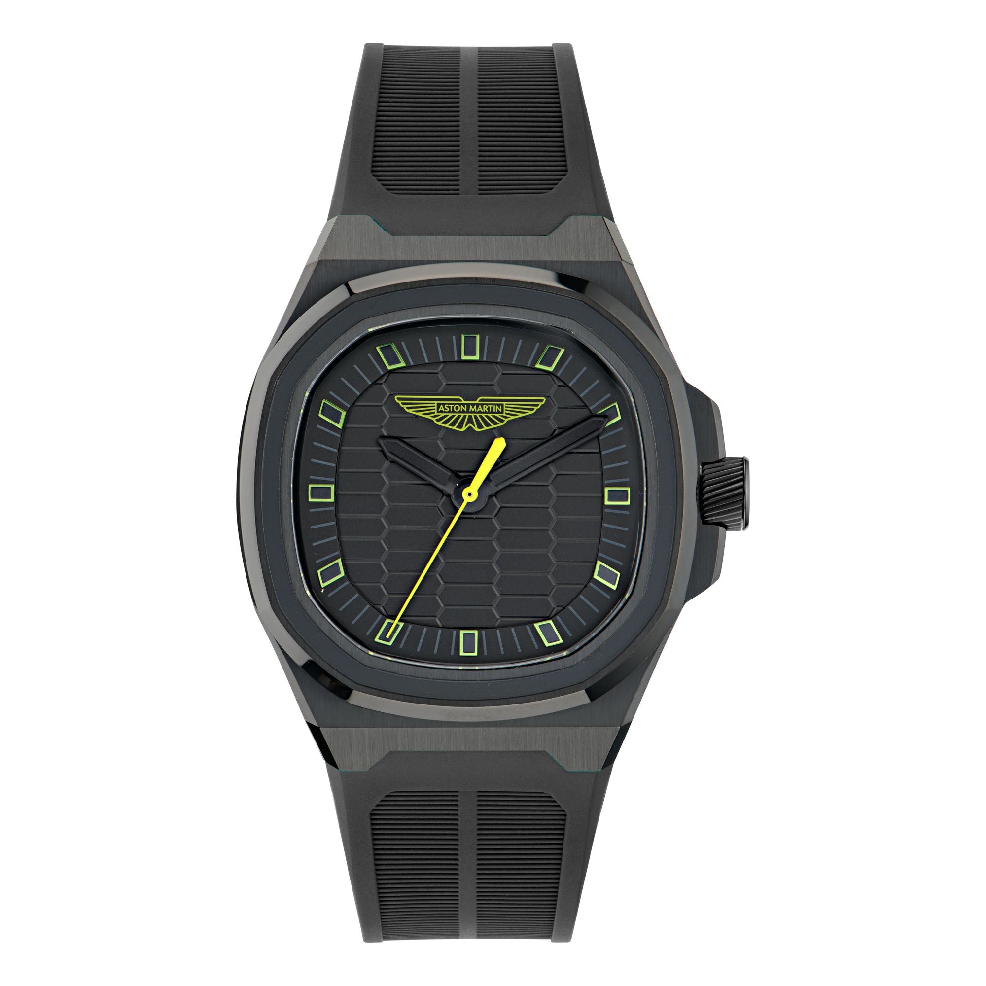 Aston Martin Green Square Dial Analog Men's Watch