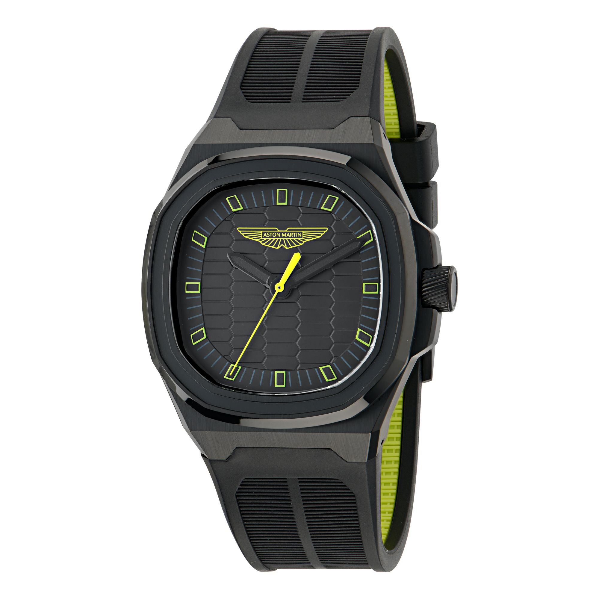 Aston Martin Green Square Dial Analog Men's Watch