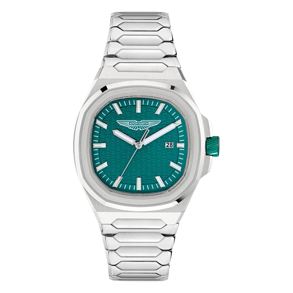 Aston Martin Square 42mm Green Dial Analog Men Watch - MTIG2S6043E Watch Aston Martin