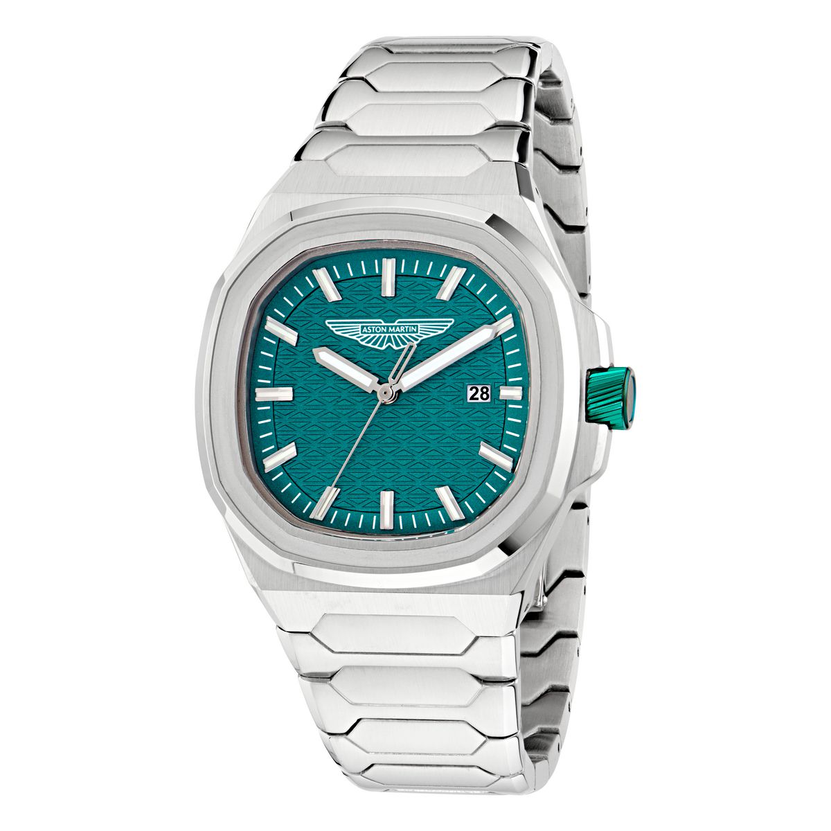 Aston Martin Square 42mm Green Dial Analog Men Watch - MTIG2S6043E Watch Aston Martin