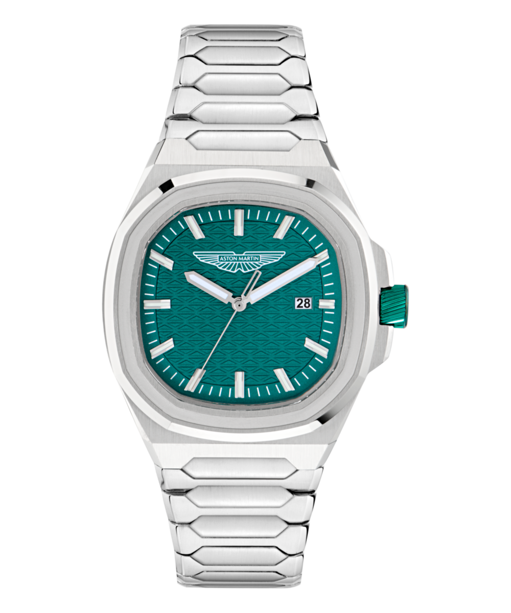 Aston Martin Square 42mm Green Dial Analog Men Watch - MTIG2S6043E