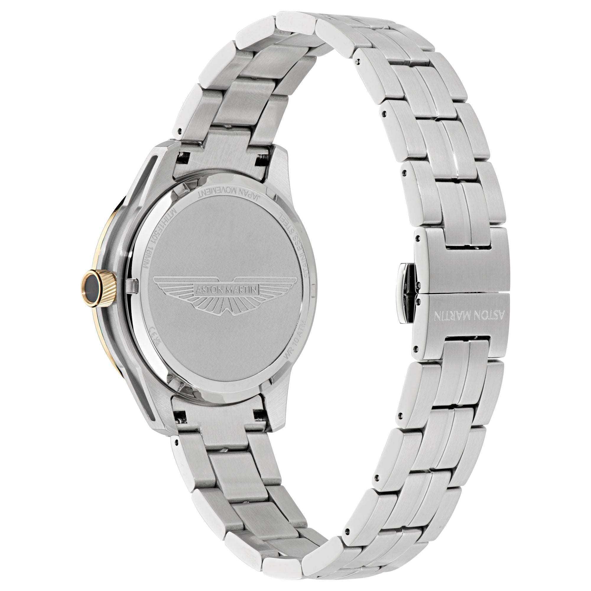 Aston Martin Green Round Dial Analog Men's Watch Watch Aston Martin
