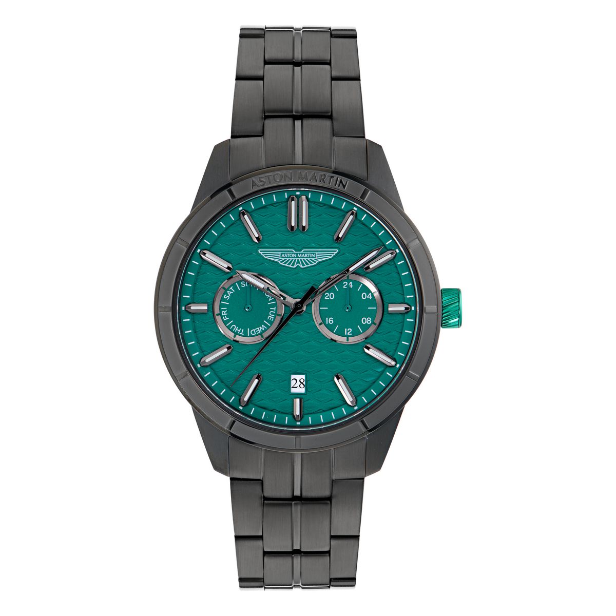 Aston Martin Round 42mm Green Dial Analog Men Watch - MTIH2S6013E Watch Aston Martin