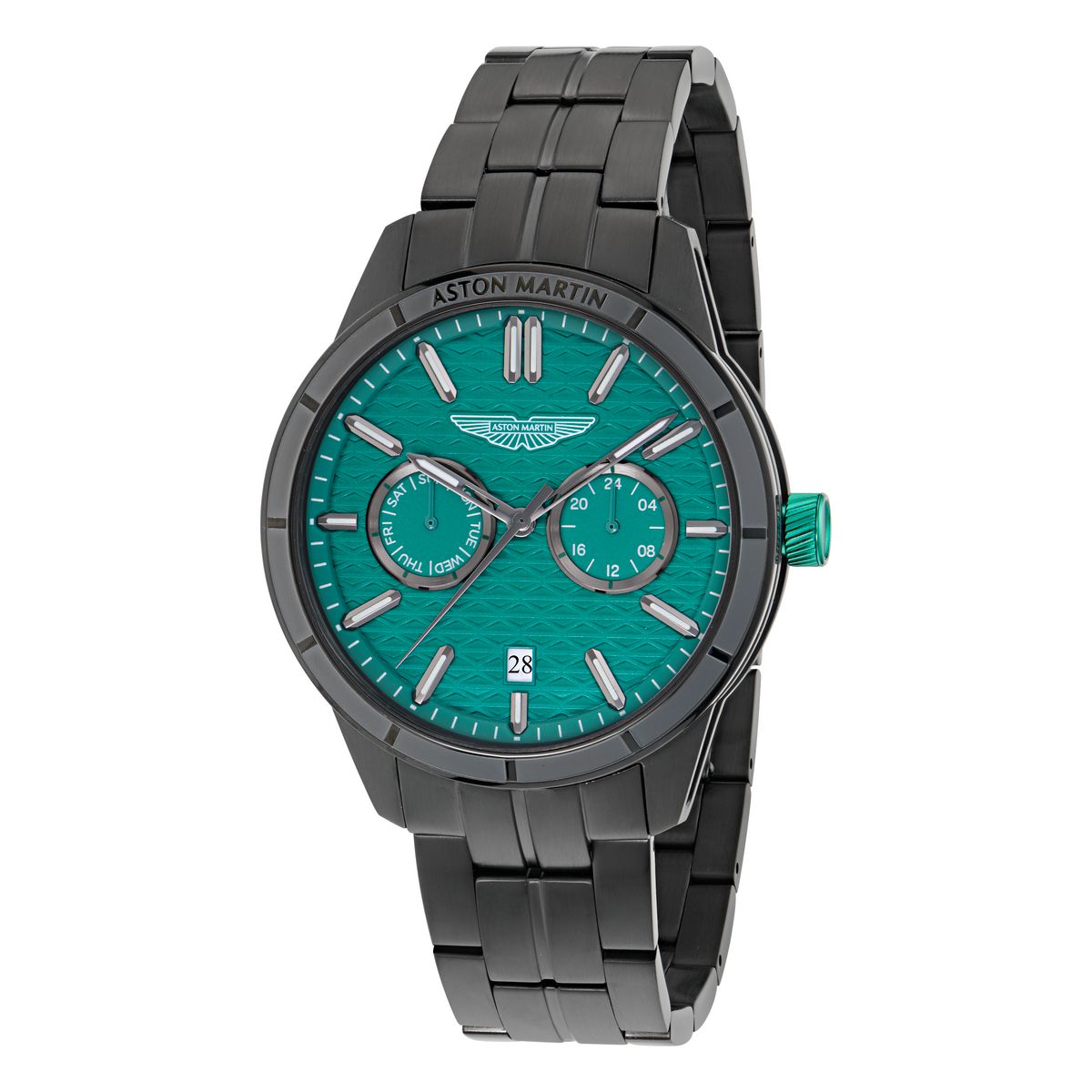Aston Martin Round 42mm Green Dial Analog Men Watch - MTIH2S6013E
