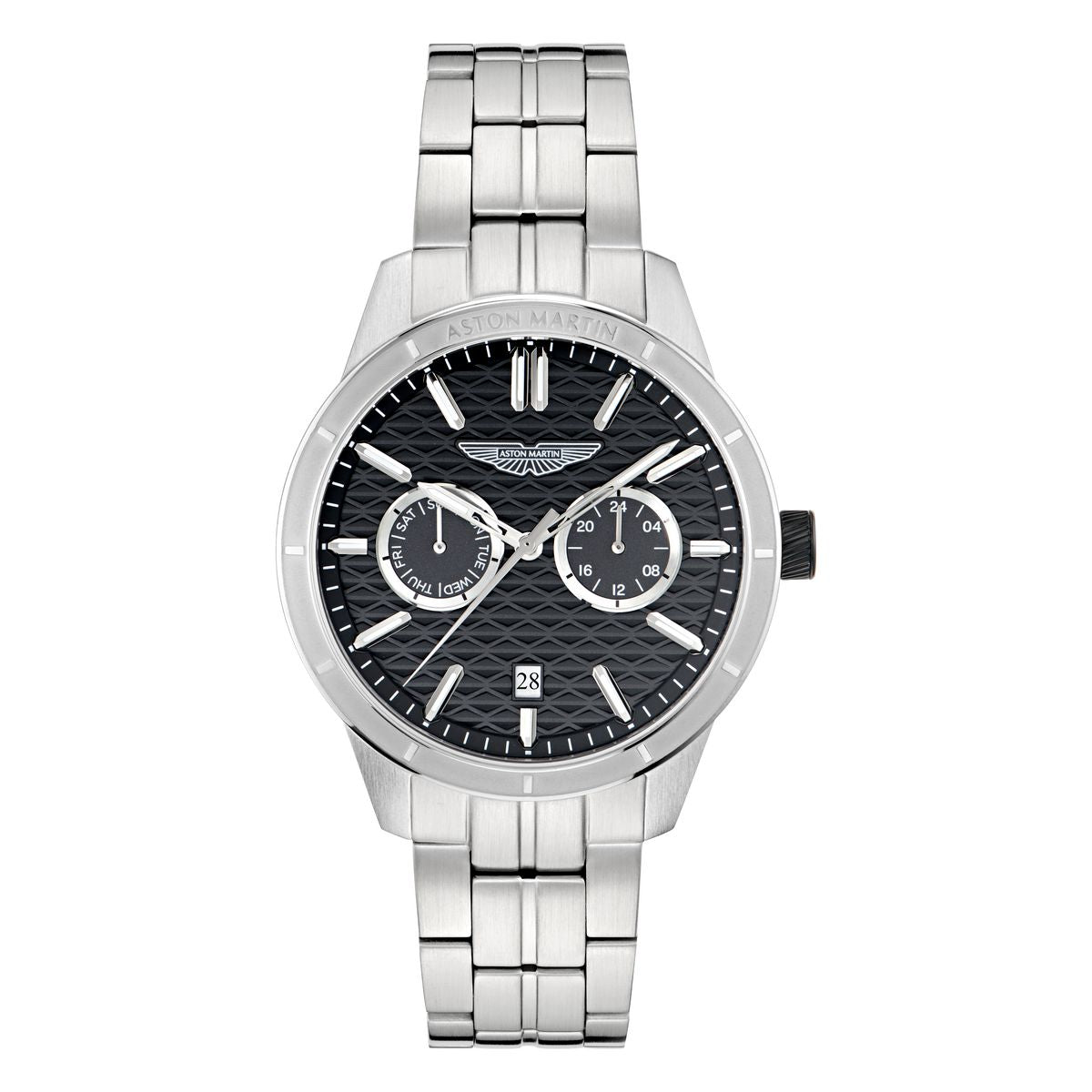 Aston Martin Round 42mm Black Dial Analog Men Watch - MTIH2S6033E