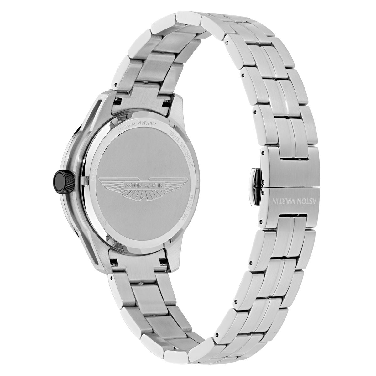 Aston Martin Round 42mm Black Dial Analog Men Watch - MTIH2S6033E Watch Aston Martin