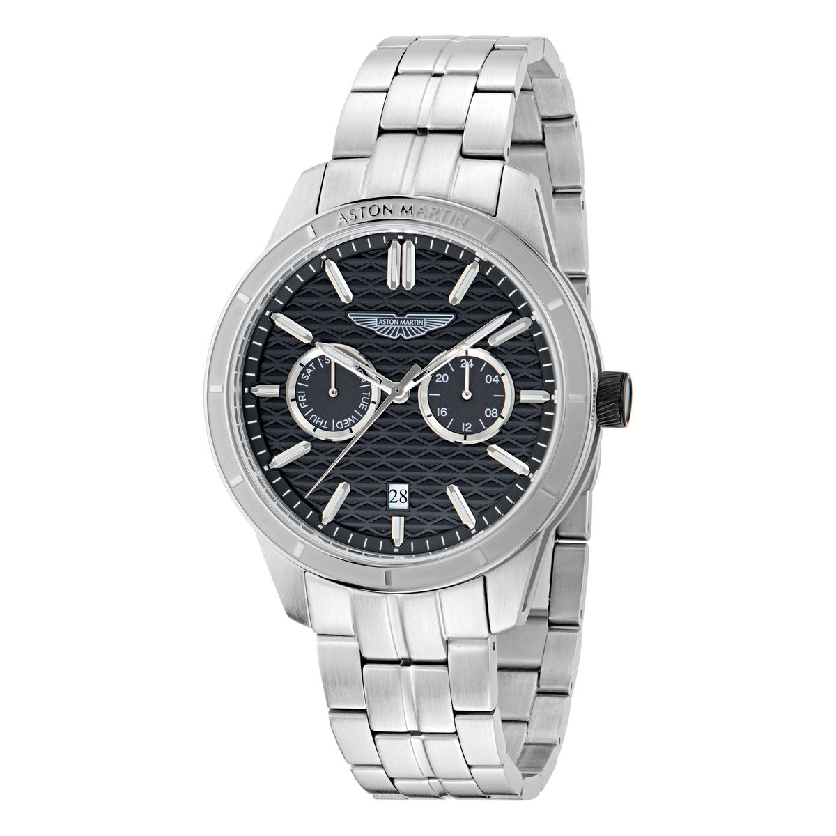 Aston Martin Round 42mm Black Dial Analog Men Watch - MTIH2S6033E
