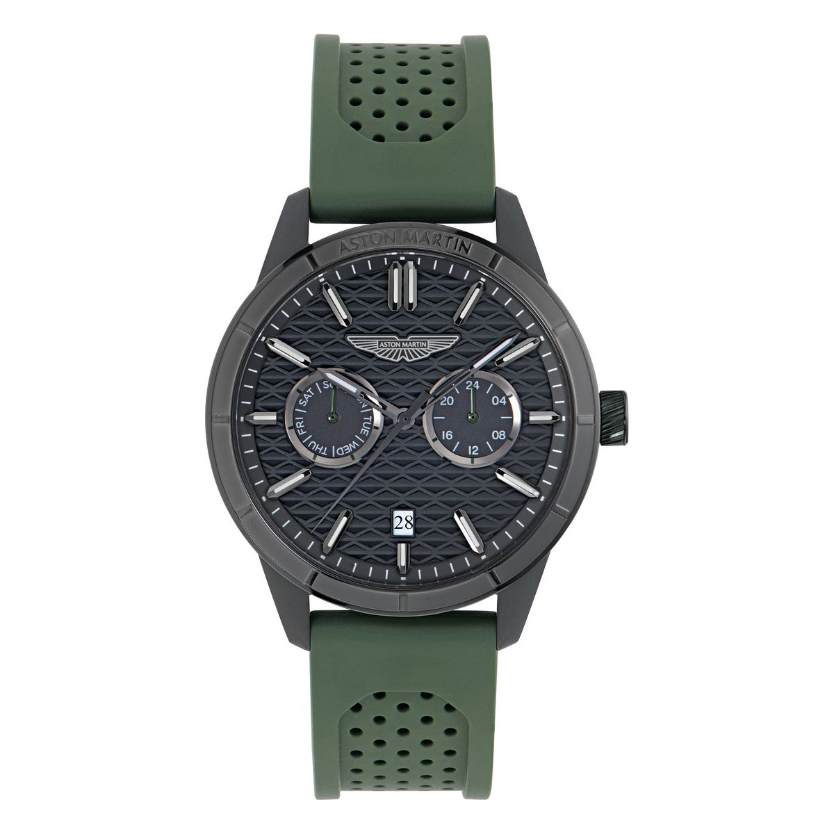 Aston Martin Round 42mm Black Dial Analog Men Watch - MTIH2S6043E