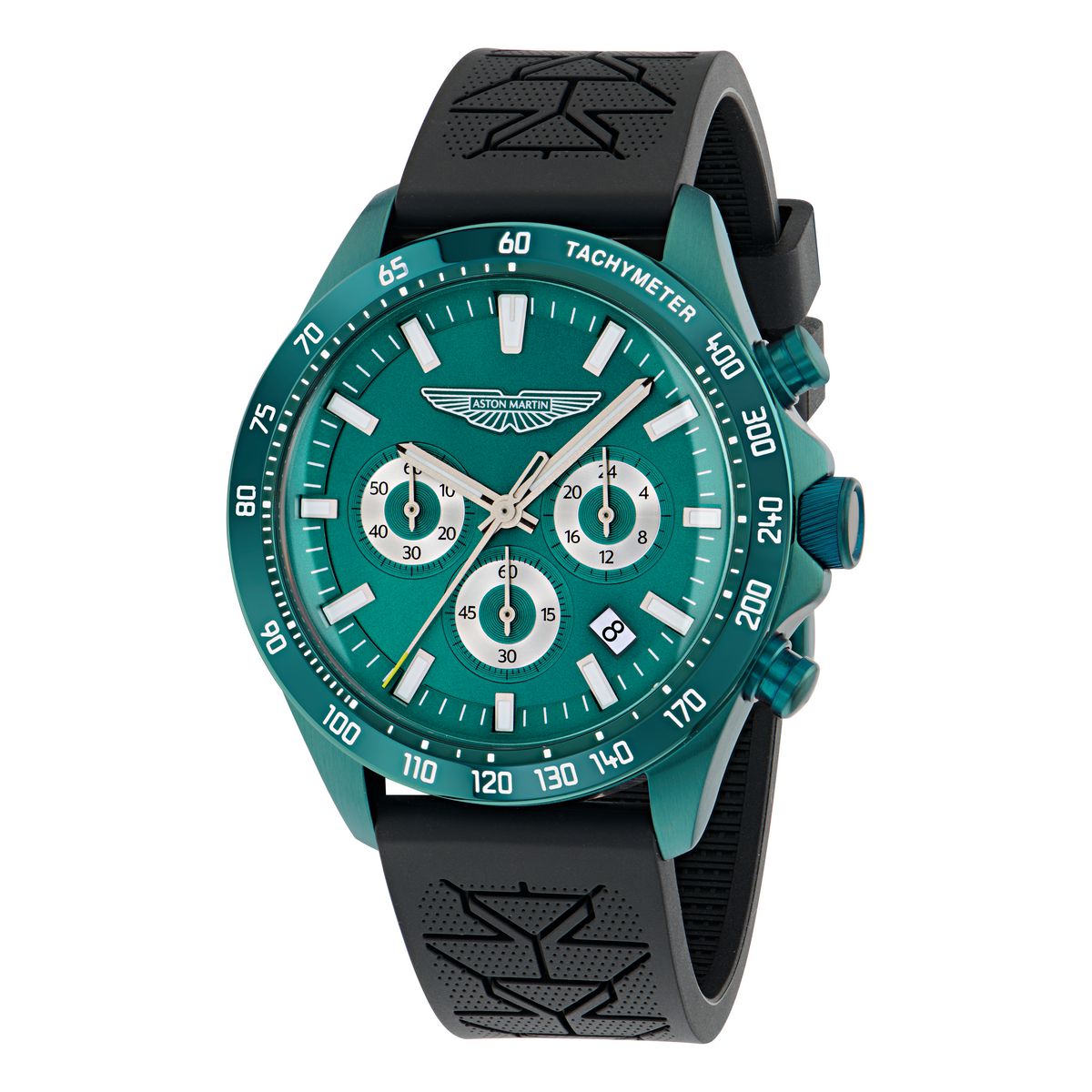 Aston Martin Round 44mm Green Dial Analog Men Watch - MTIS2S6053E