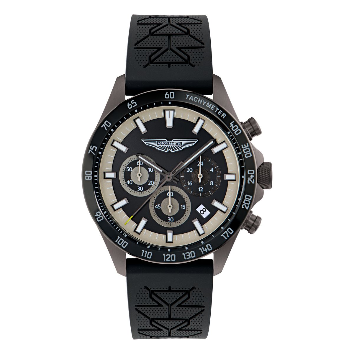 Aston Martin Round 44mm Black Dial Analog Men Watch - MTIS2S6063E