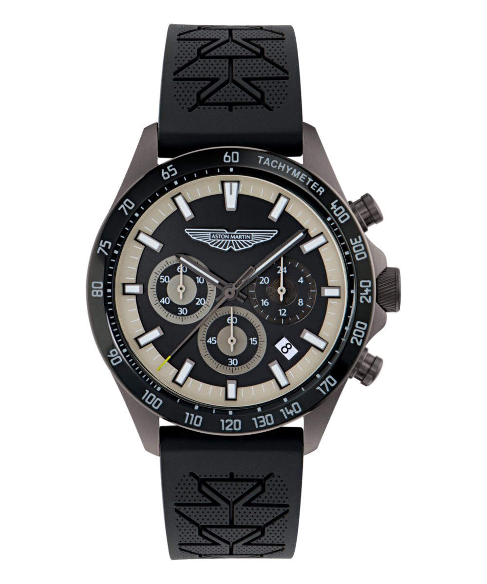 Aston Martin Round 44mm Black Dial Analog Men Watch - MTIS2S6063E