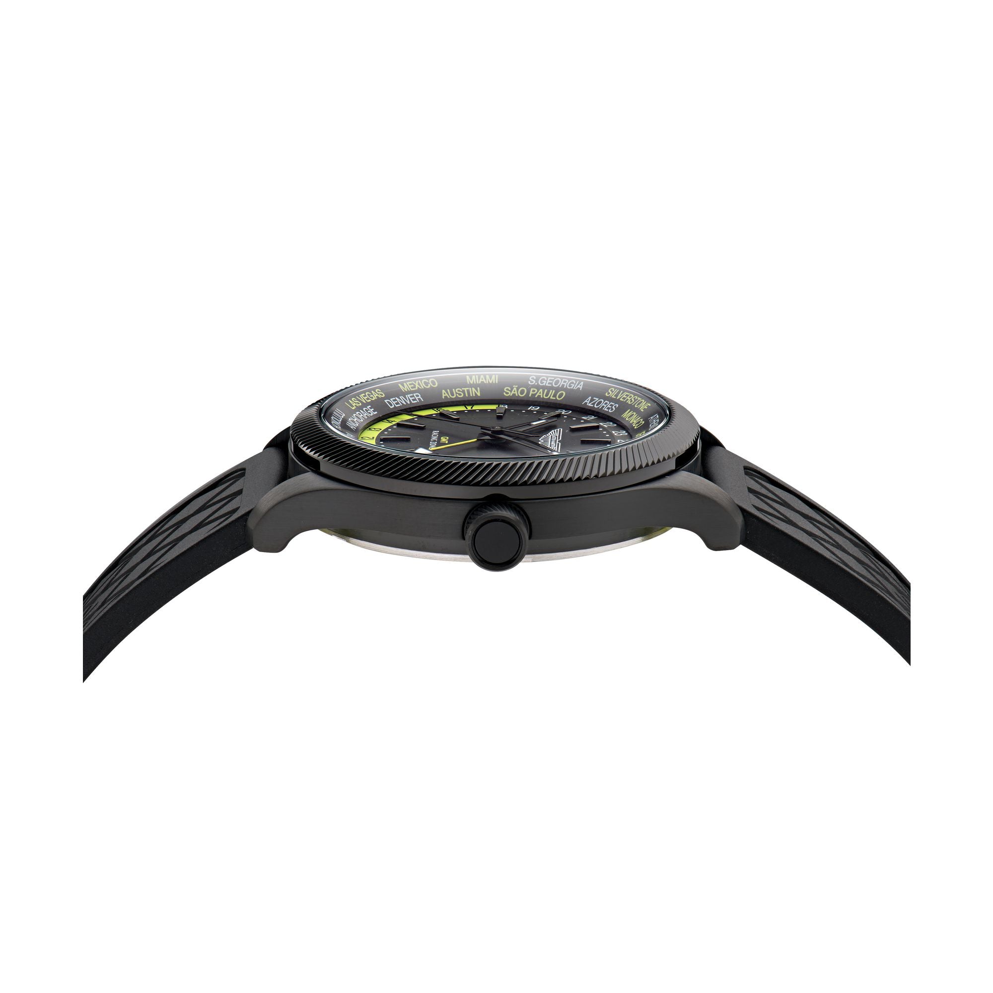 Aston Martin Black Round Dial Analog Men's Watch