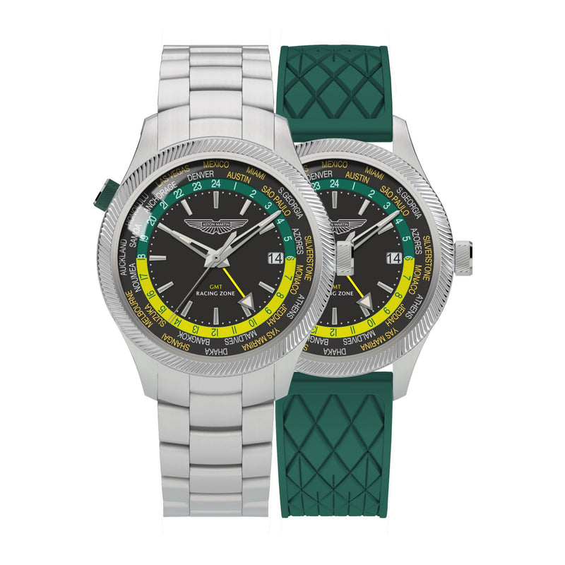 Aston Martin Black Round Dial Analog Men's Watch Watch Aston Martin